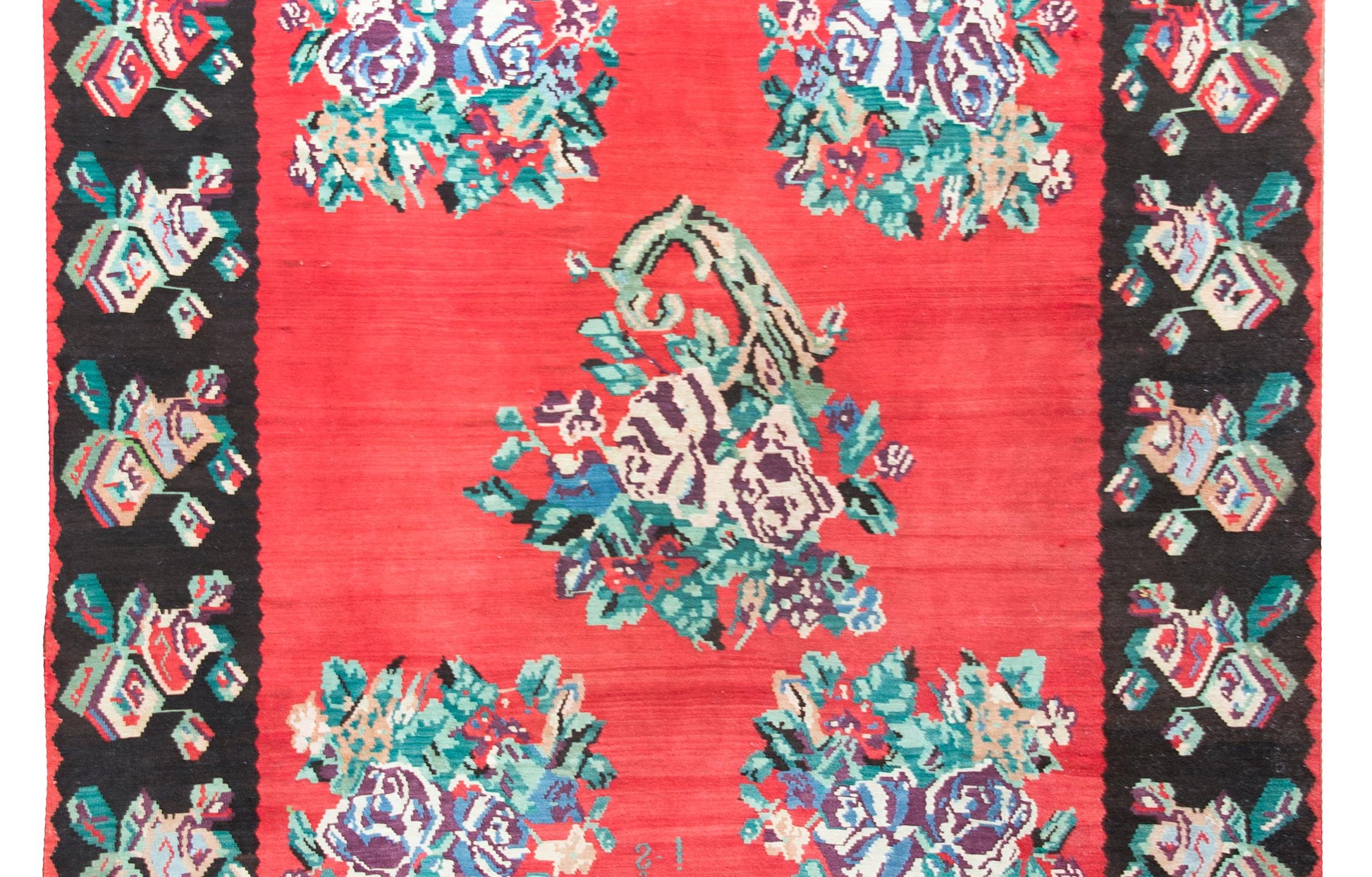 Vintage Turkish Kilim Rug For Sale