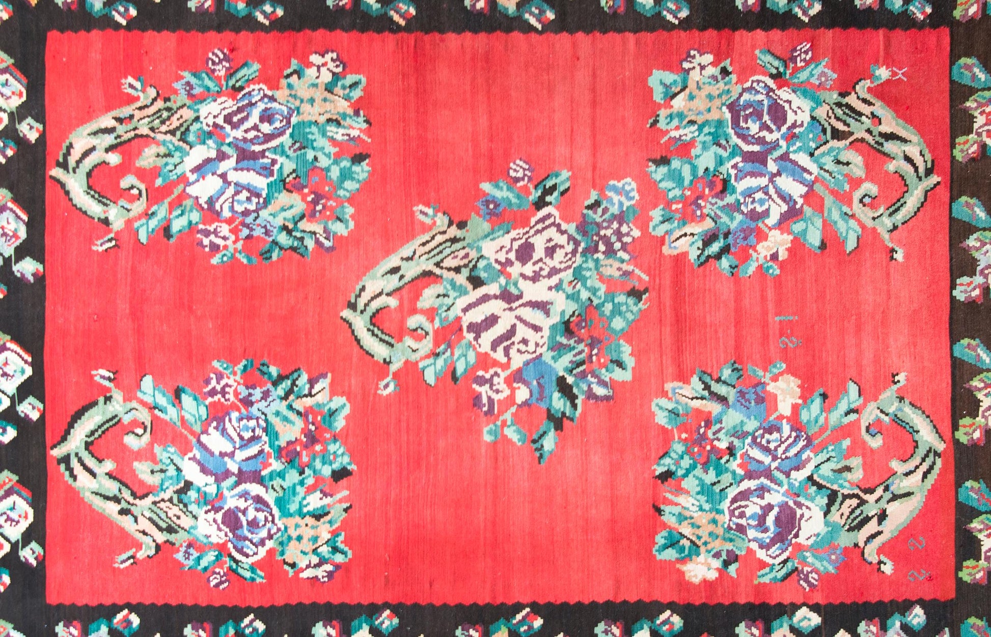 Vintage Turkish Kilim Rug For Sale