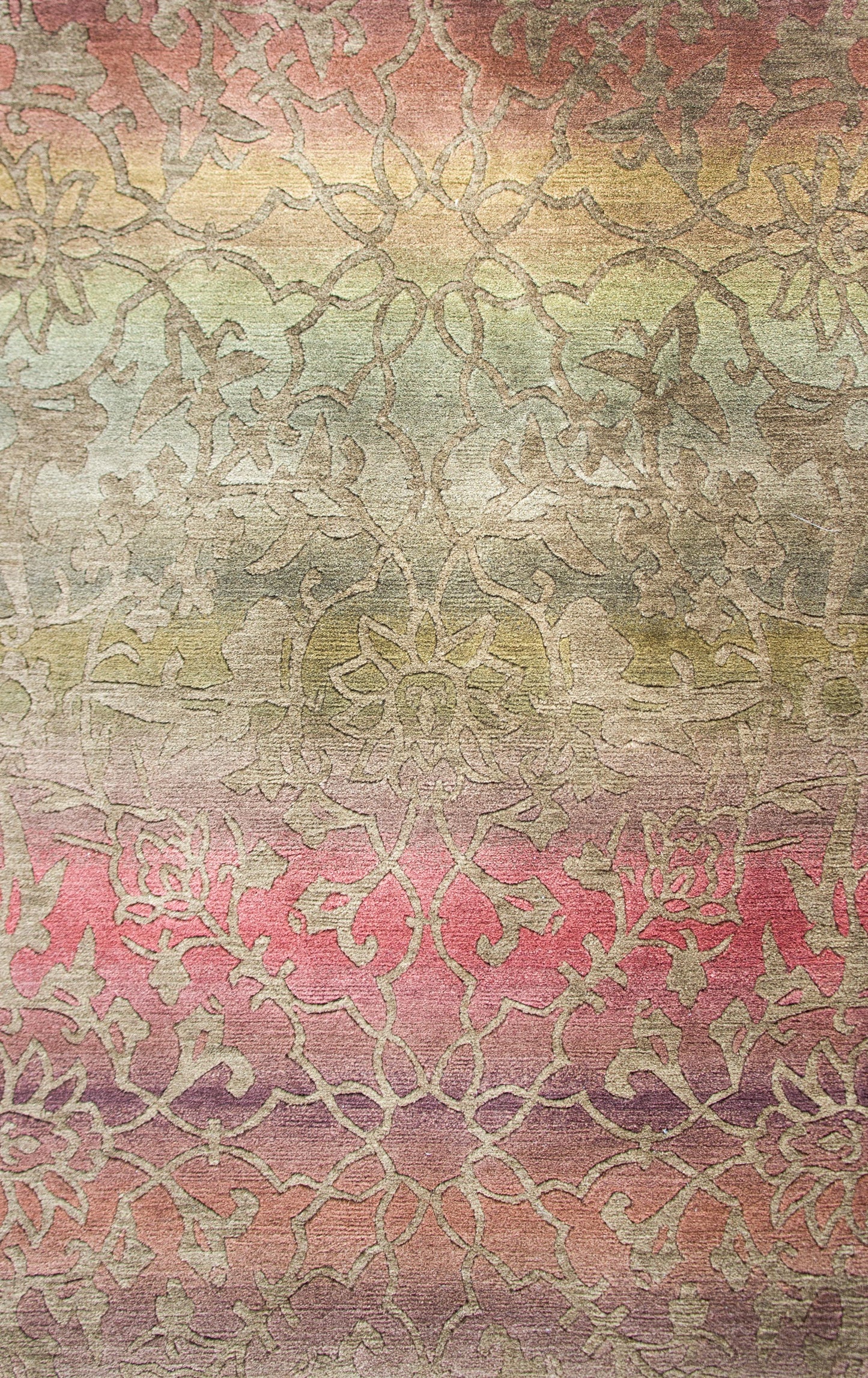 Hand-Knotted Tibetan Rug For Sale