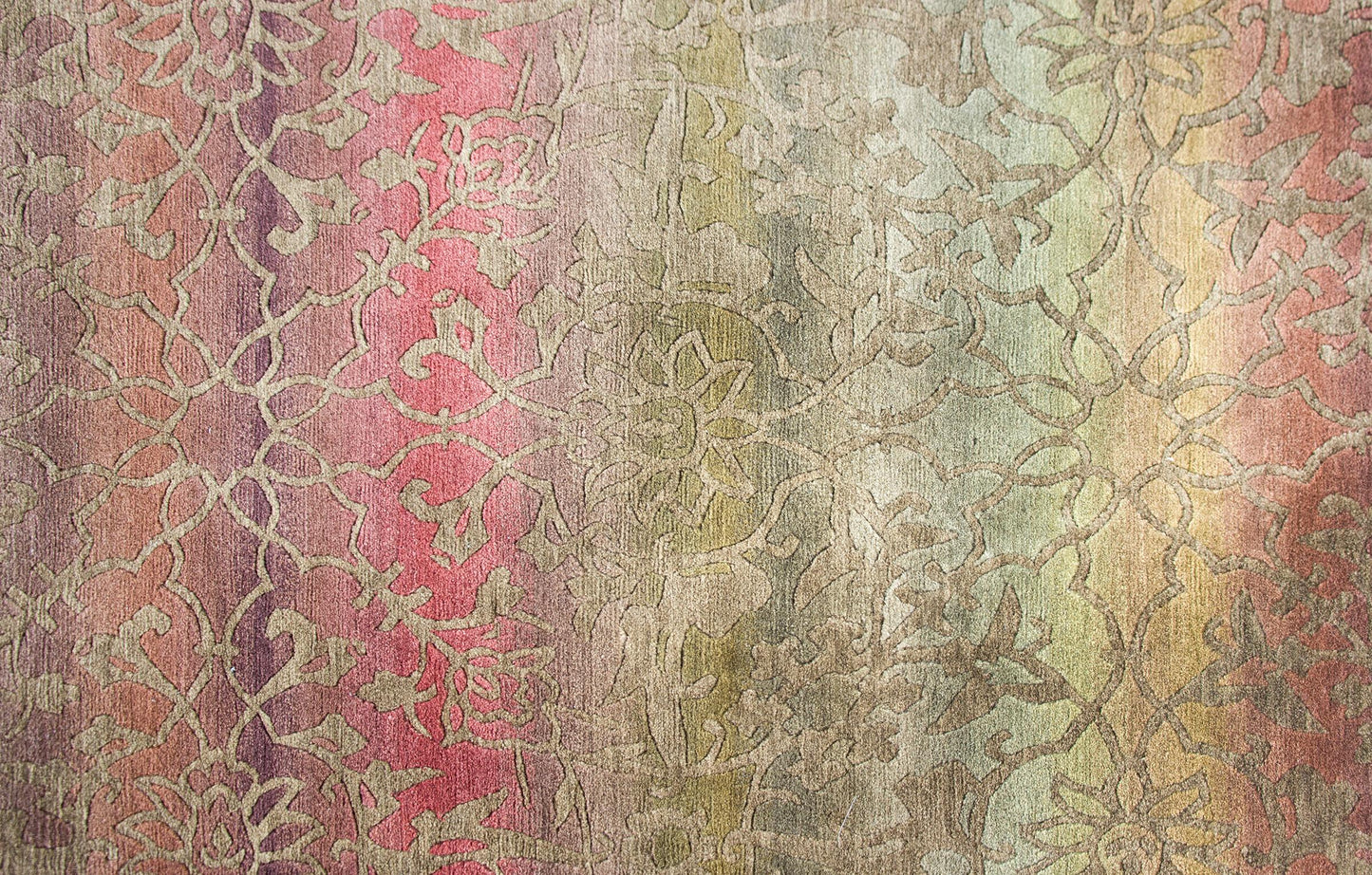 Hand-Knotted Tibetan Rug For Sale
