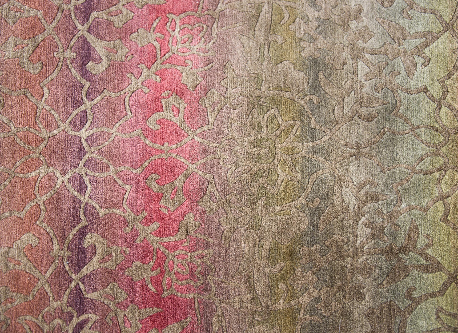 Hand-Knotted Tibetan Rug For Sale
