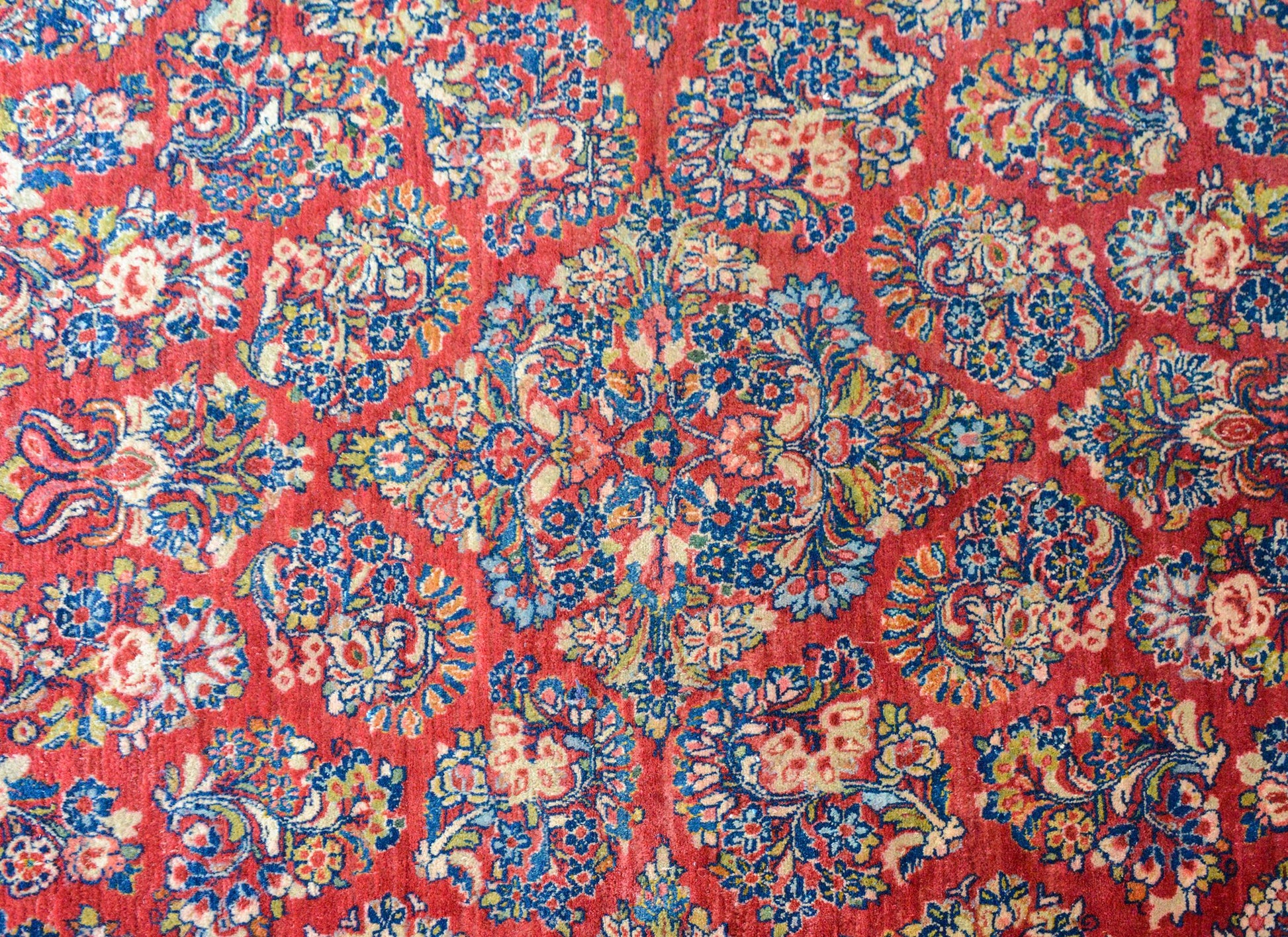 Rare Early 20th Century Square Sarouk Rug For Sale