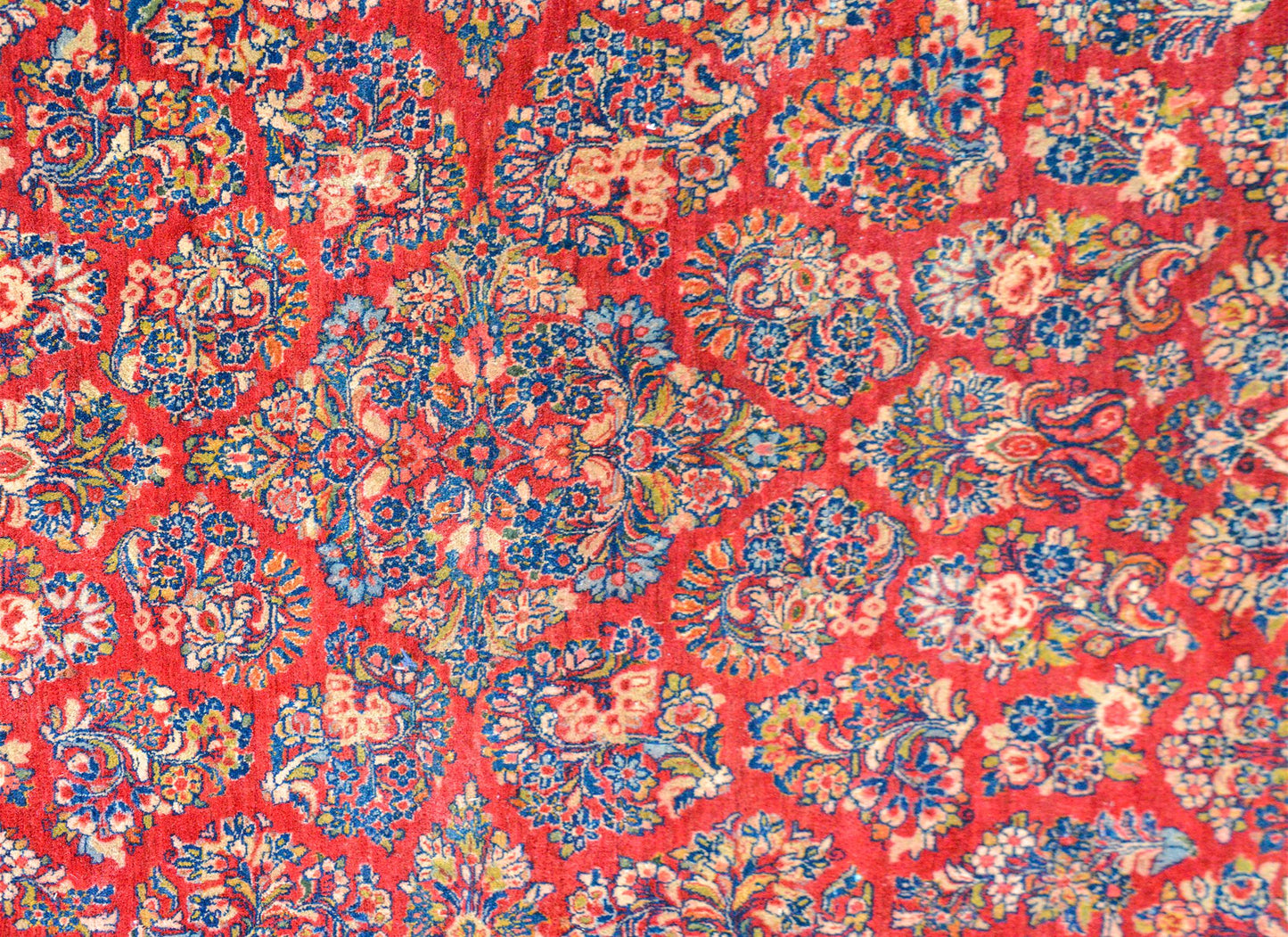 Rare Early 20th Century Square Sarouk Rug For Sale