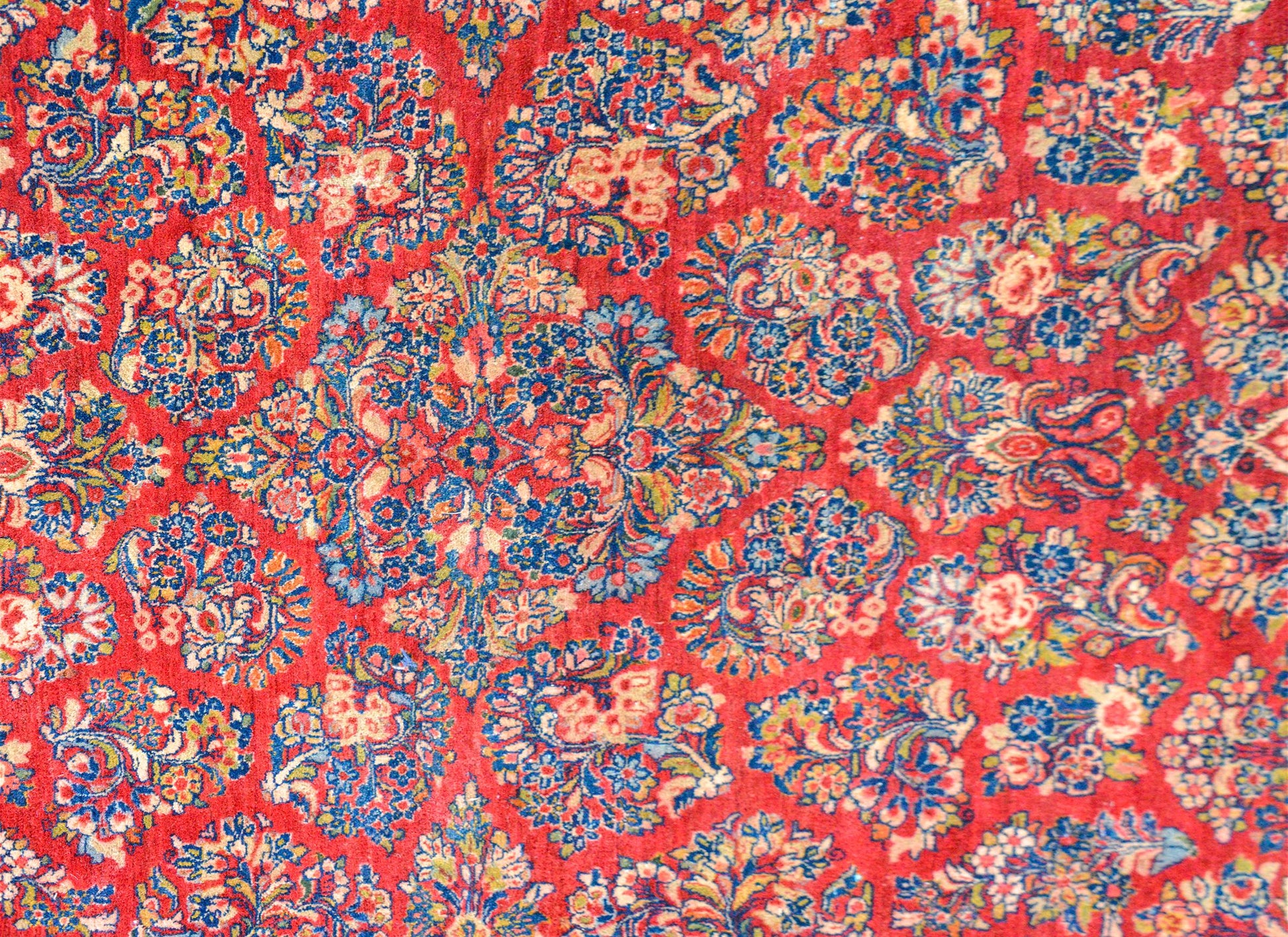 Rare Early 20th Century Square Sarouk Rug For Sale