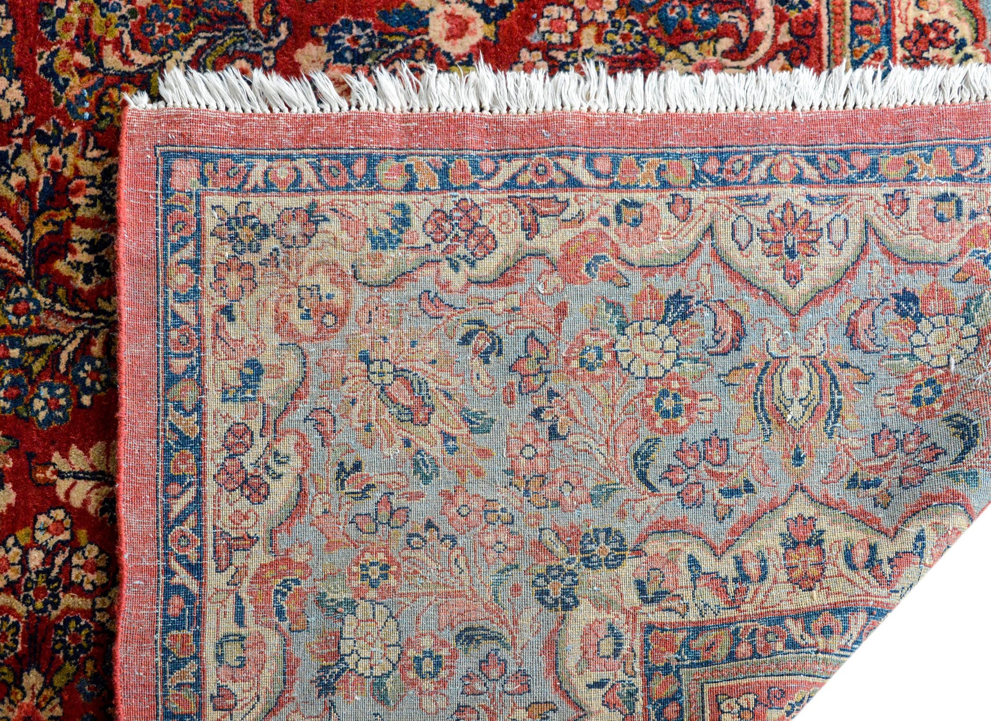 Rare Early 20th Century Square Sarouk Rug For Sale