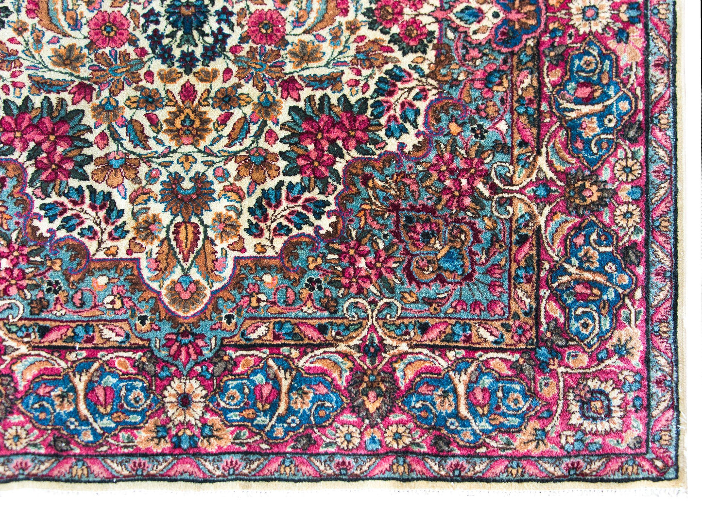 Early 20th Century Persian Kirman Rug For Sale