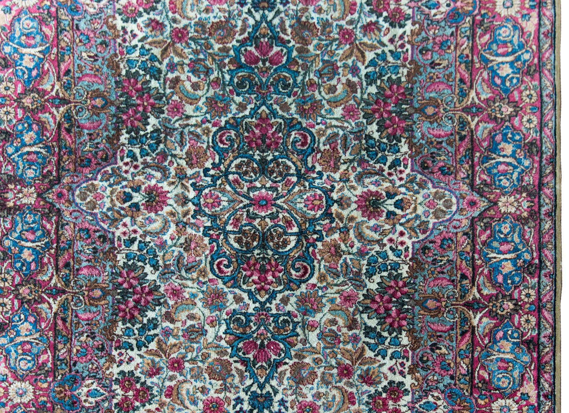 Early 20th Century Persian Kirman Rug For Sale