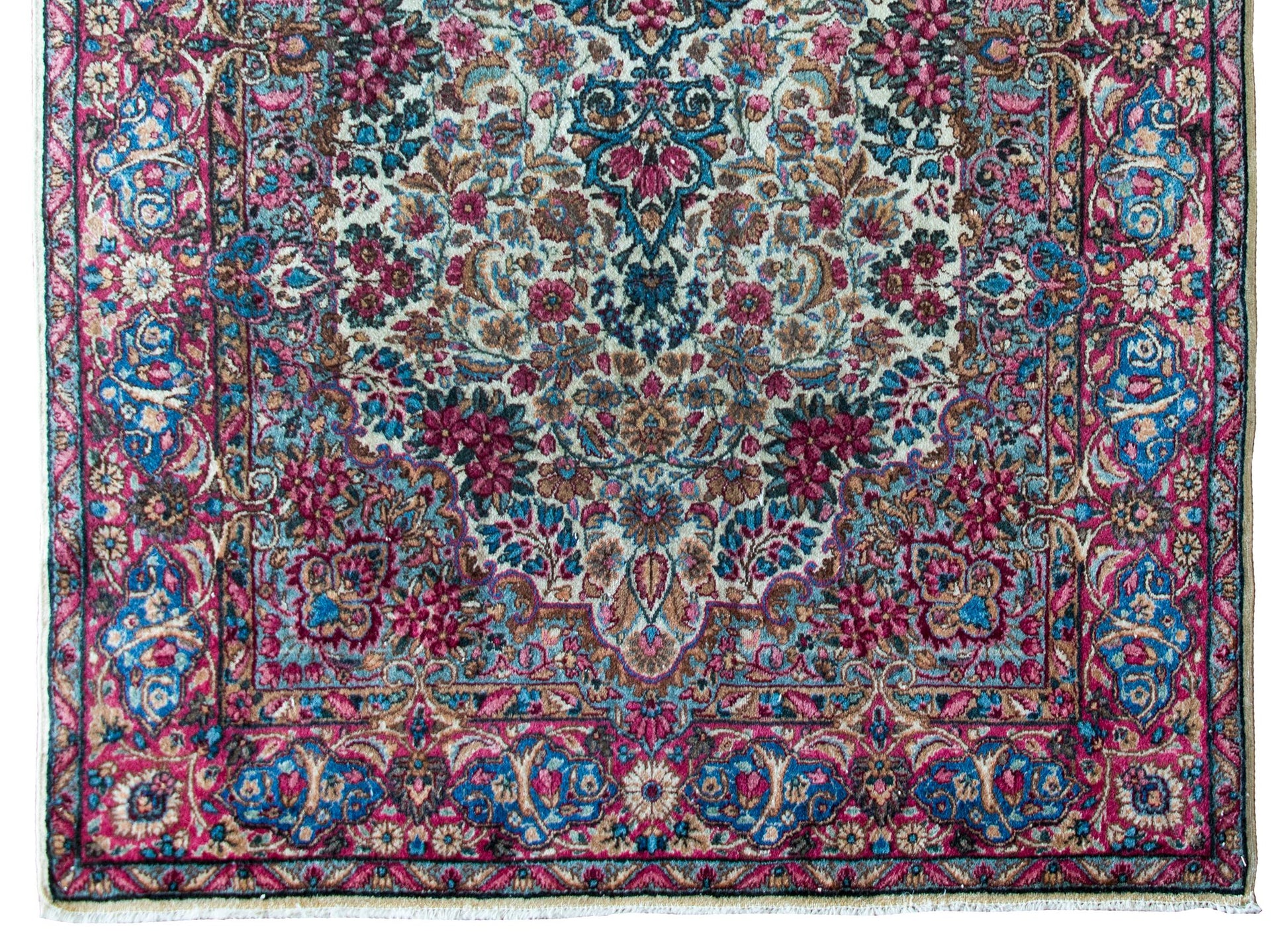 Early 20th Century Persian Kirman Rug For Sale
