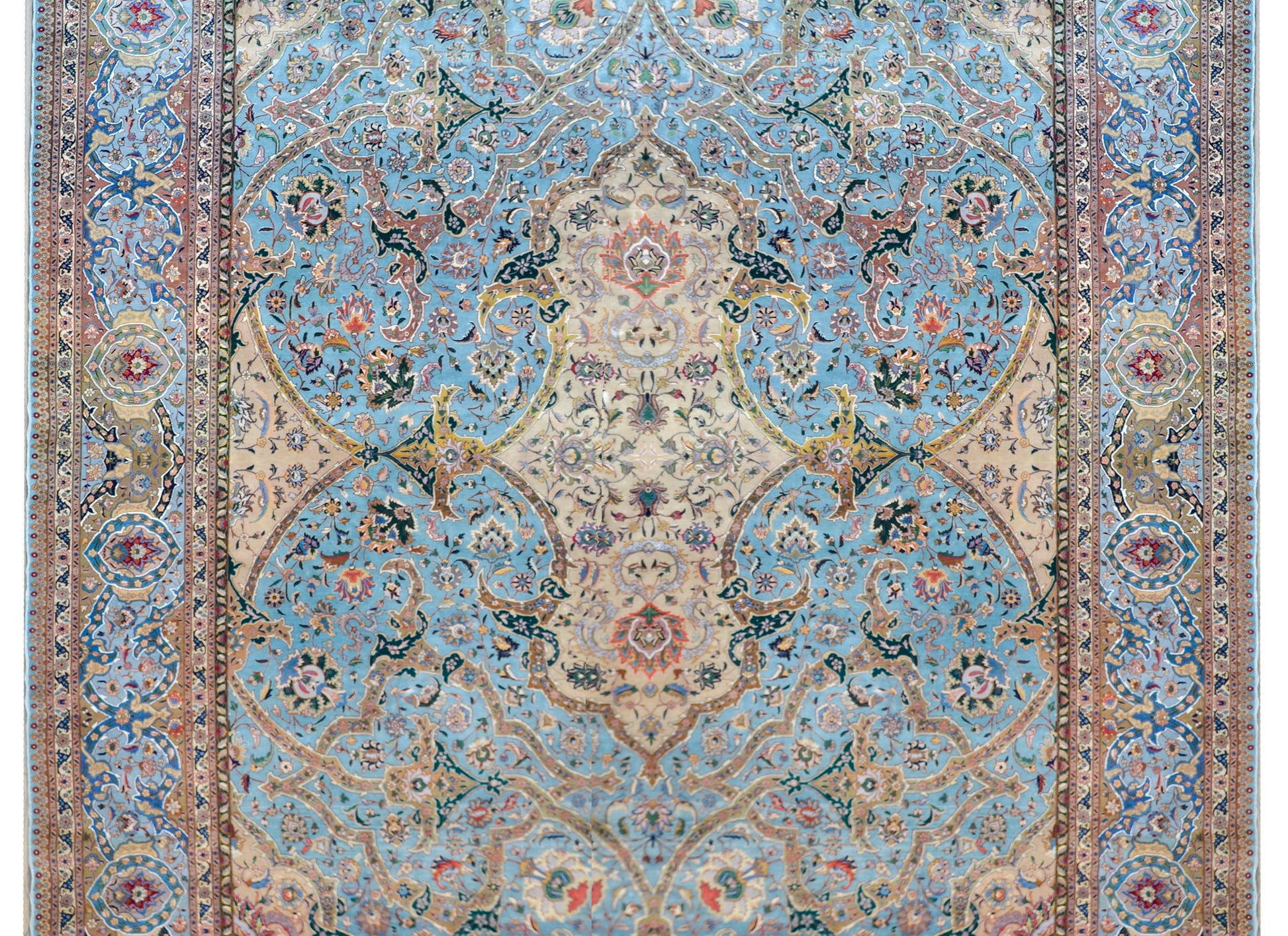 Vintage Persian Tabriz Rug For Sale