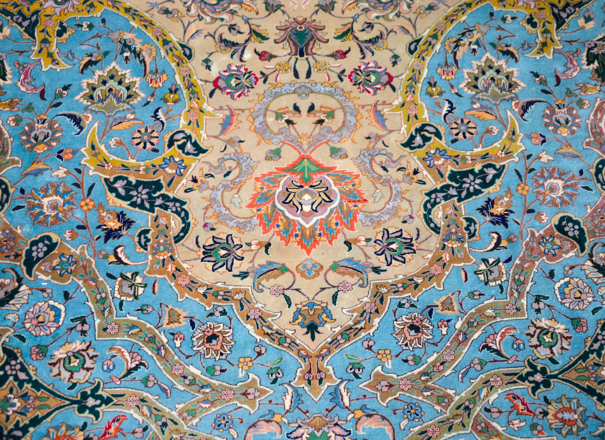 Vintage Persian Tabriz Rug For Sale