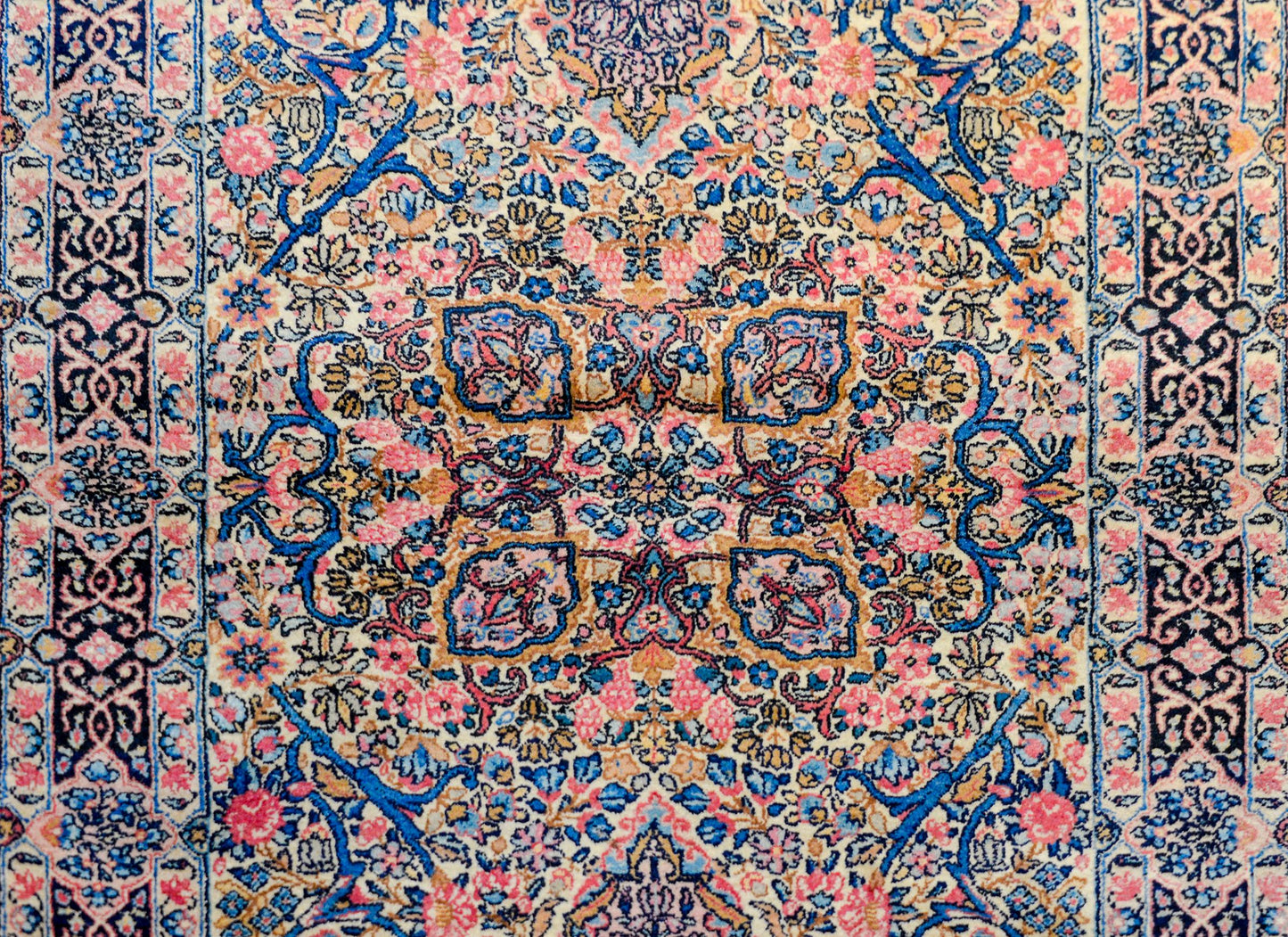 Wonderful Early 20th Century Kirman Rug For Sale