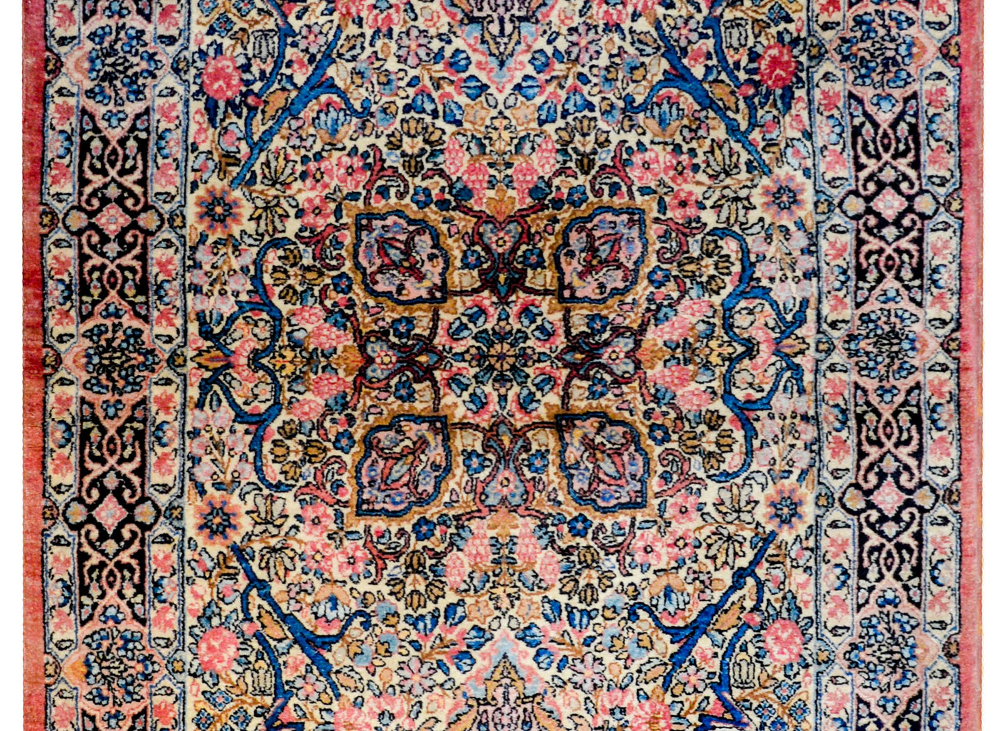 Wonderful Early 20th Century Kirman Rug For Sale
