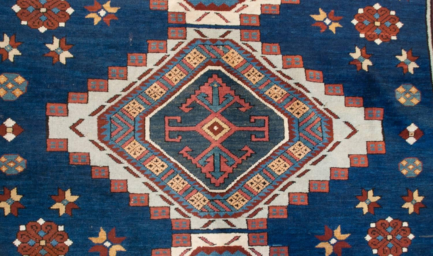 Unique Mid-20th Century Kazak Rug For Sale