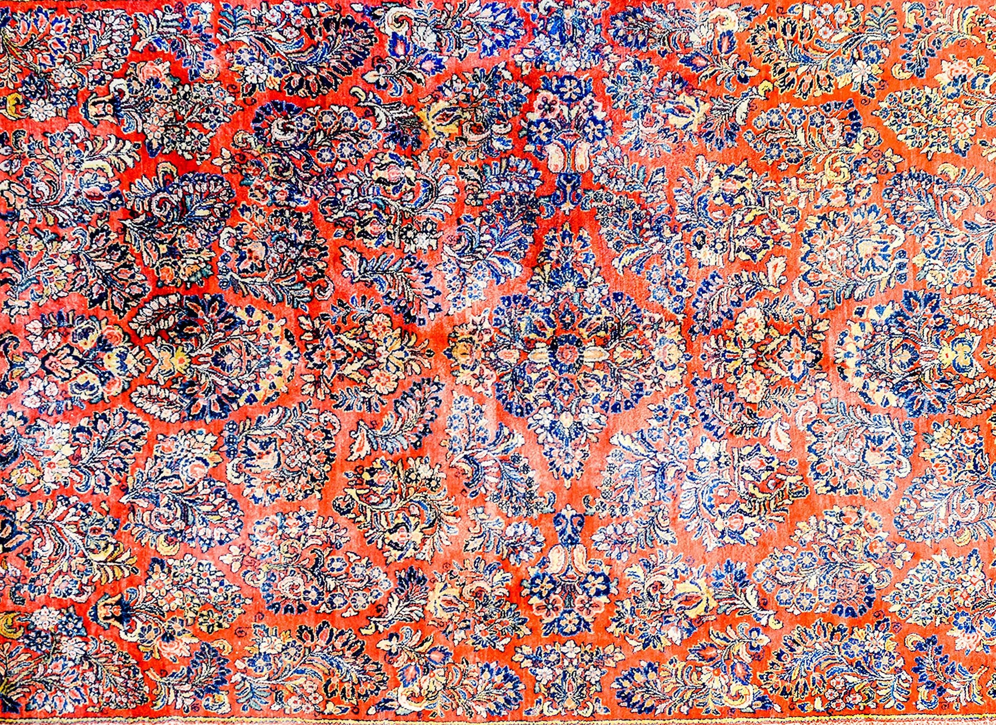 Wonderful Early 20th Century Sarouk Rug For Sale