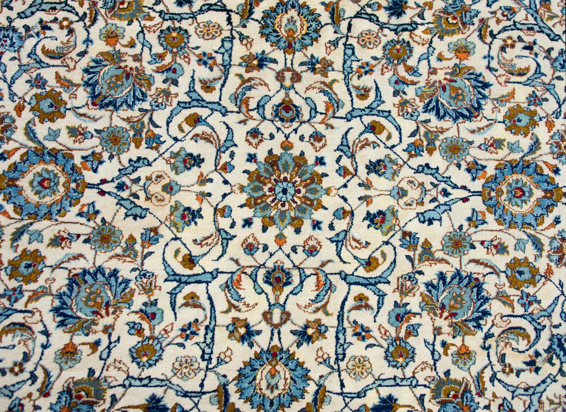 Vintage Persian Kashan Rug For Sale