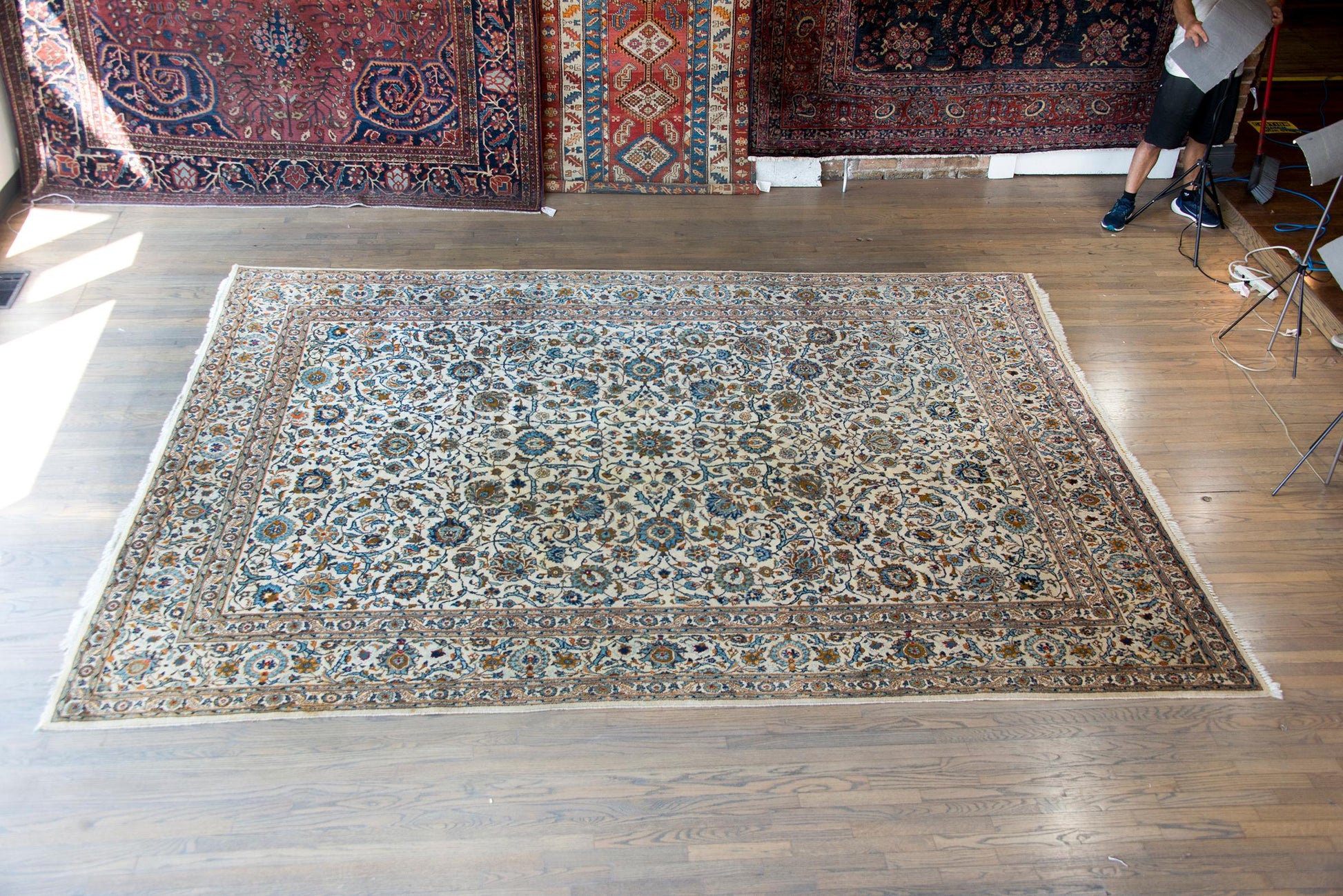 Vintage Persian Kashan Rug For Sale