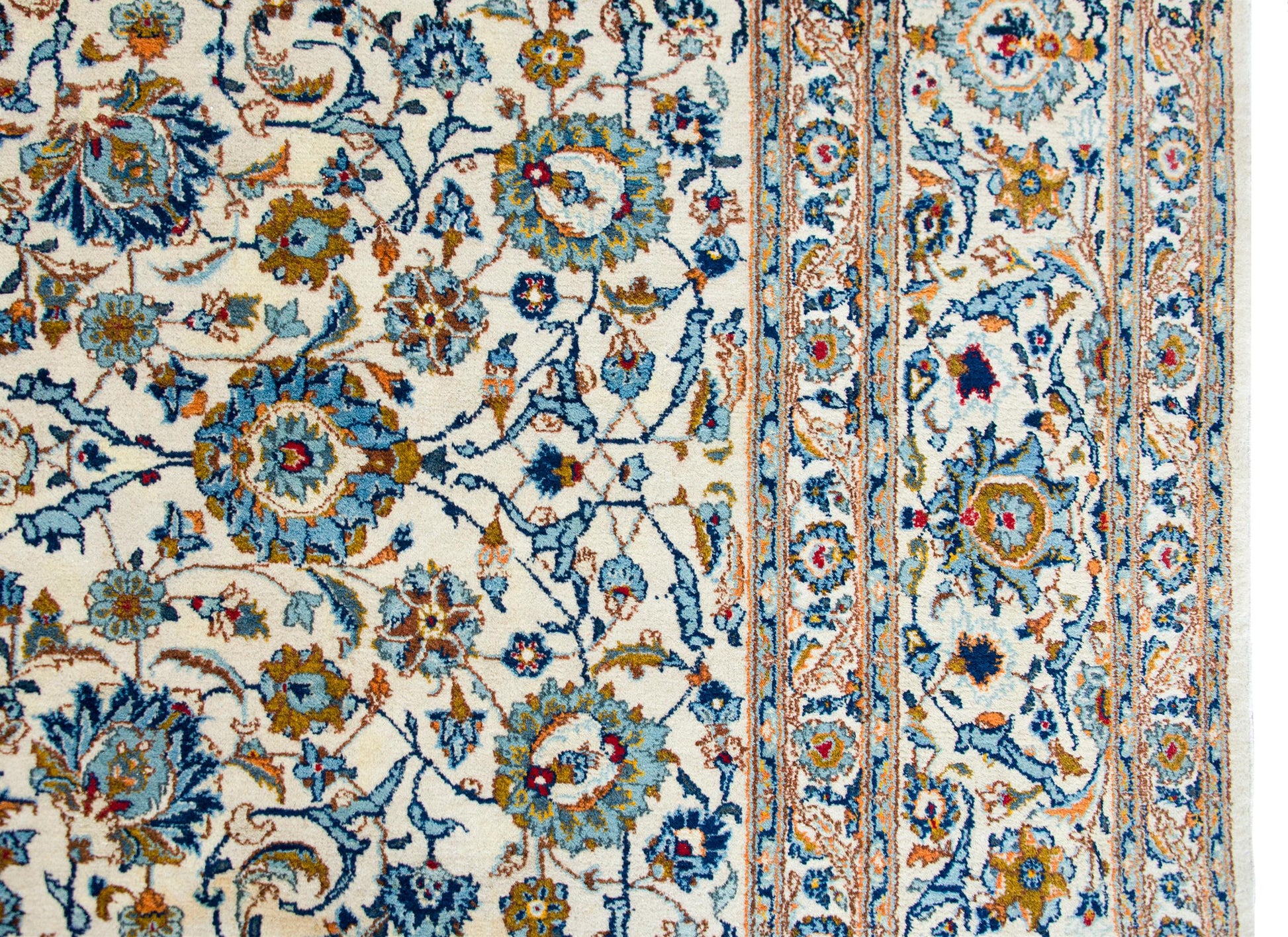 Vintage Persian Kashan Rug For Sale