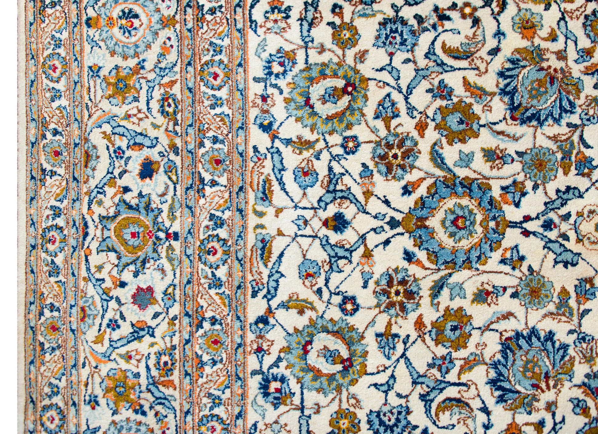 Vintage Persian Kashan Rug For Sale