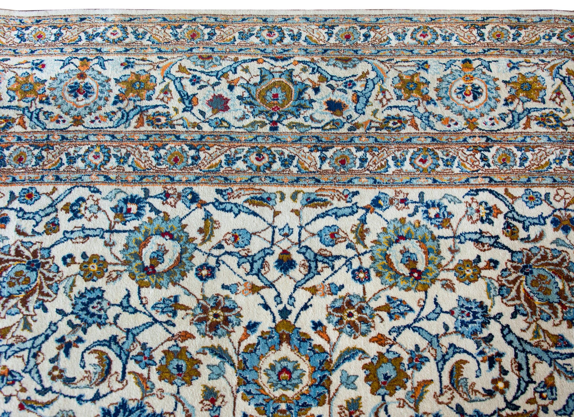 Vintage Persian Kashan Rug For Sale