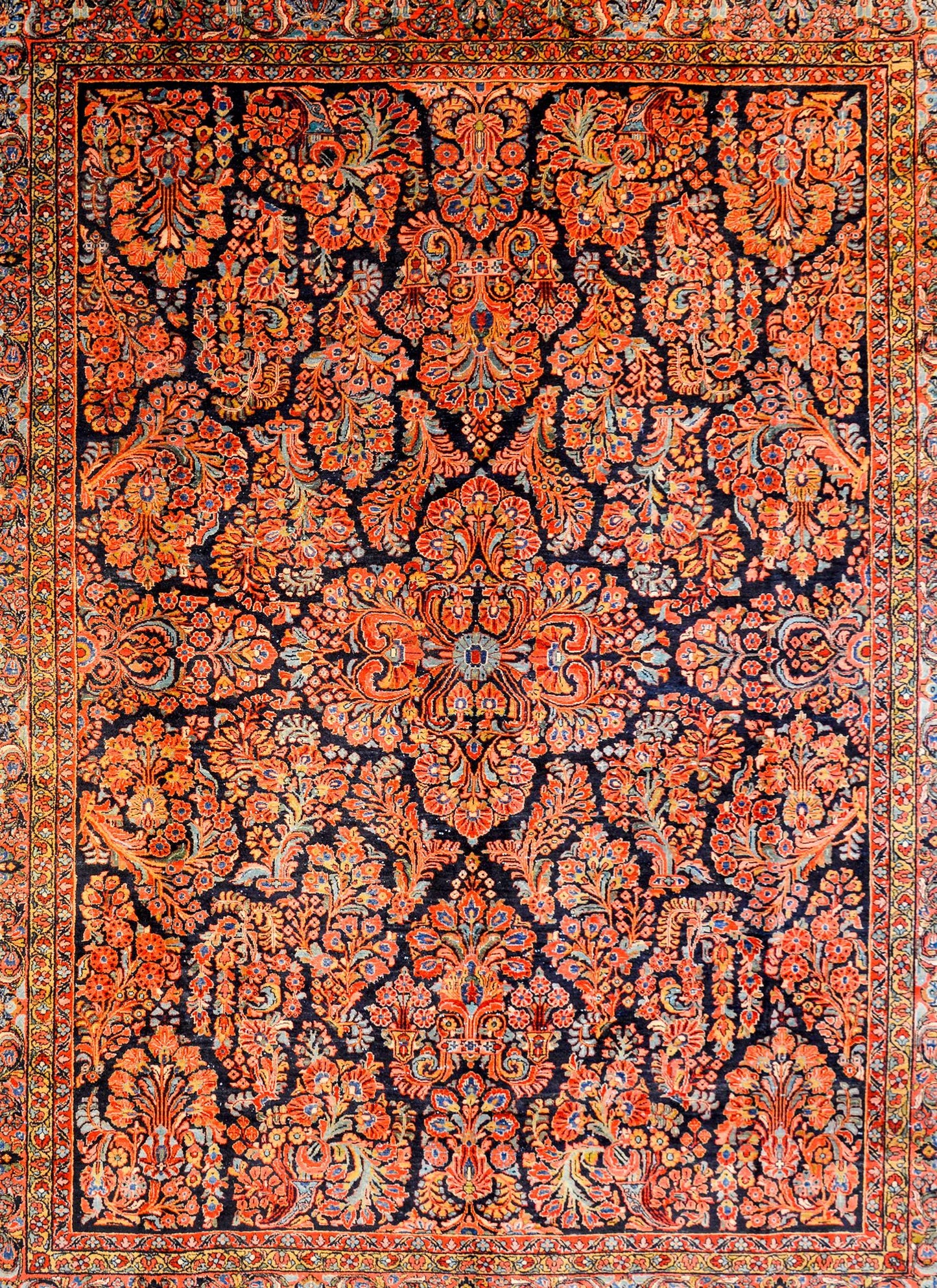 Unbelievable Early 20th Century Sarouk Rug For Sale