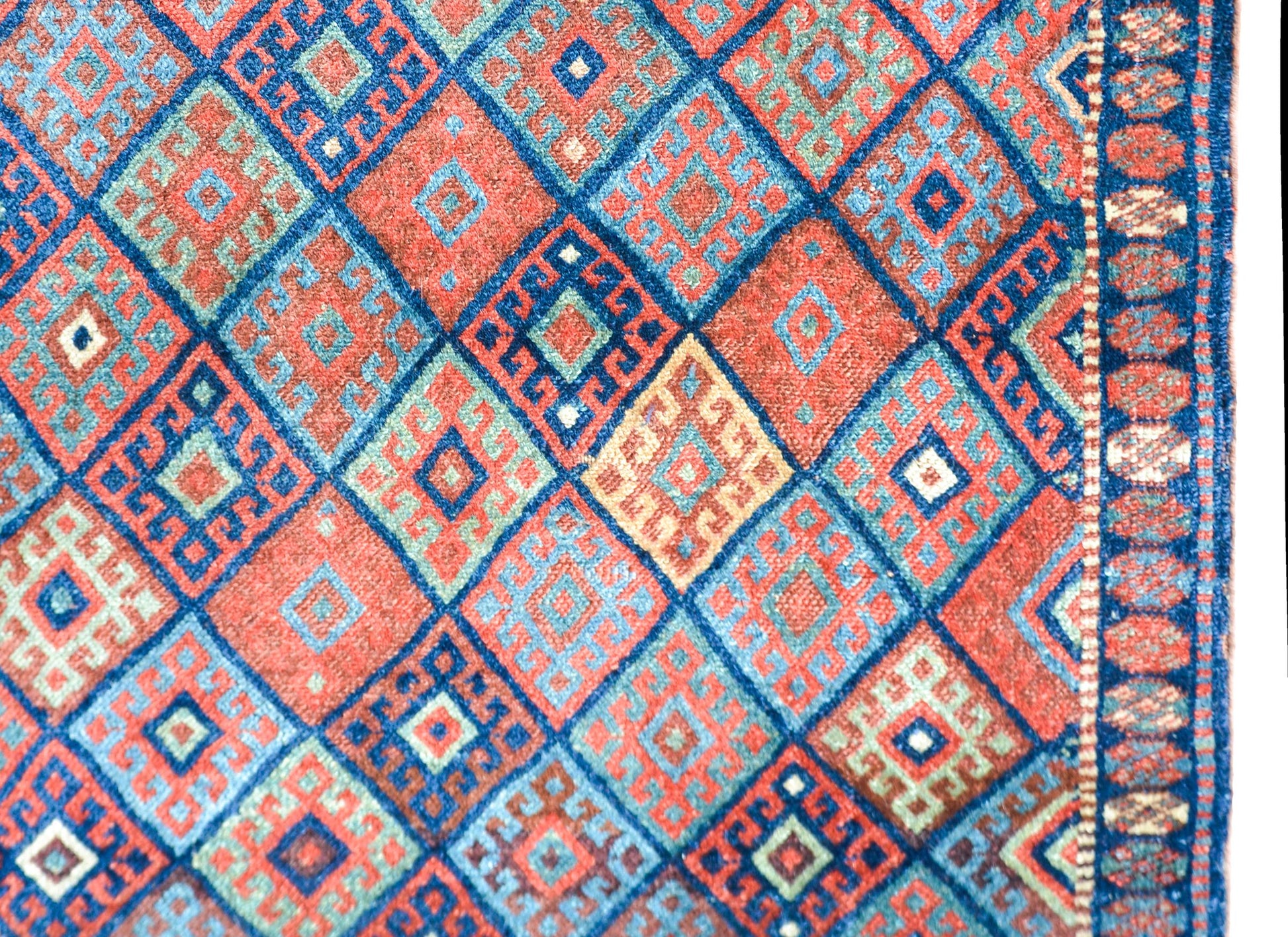Early 20th Century Kurdish Jaffe Rug For Sale