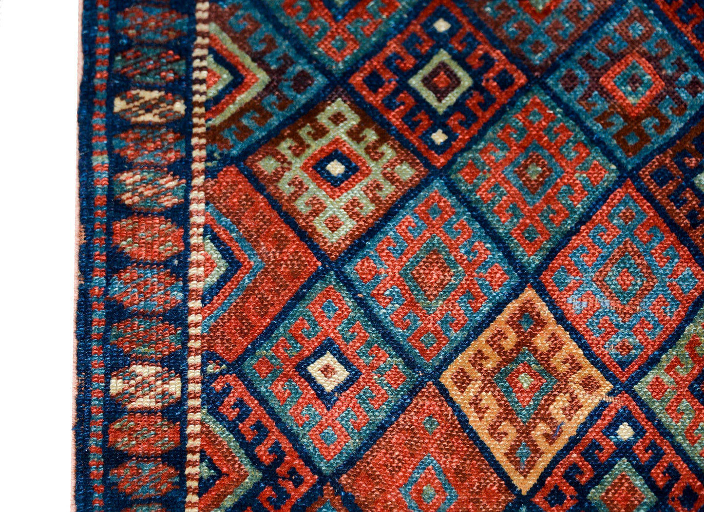 Early 20th Century Kurdish Jaffe Rug For Sale