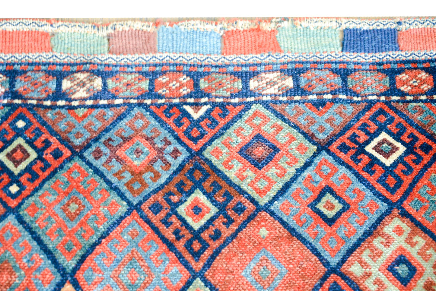 Early 20th Century Kurdish Jaffe Rug For Sale