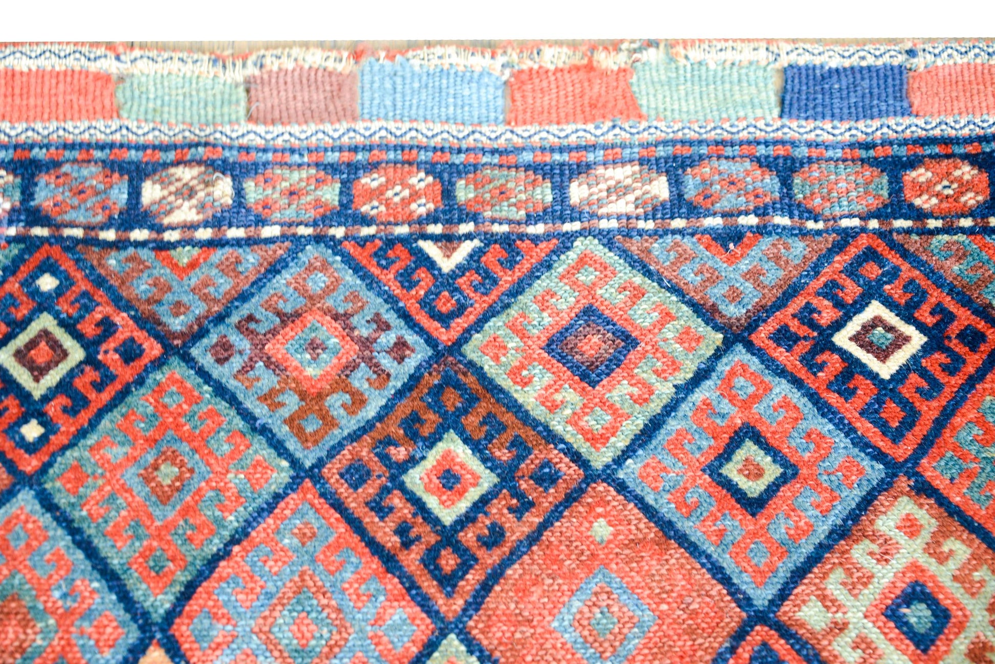 Early 20th Century Kurdish Jaffe Rug For Sale