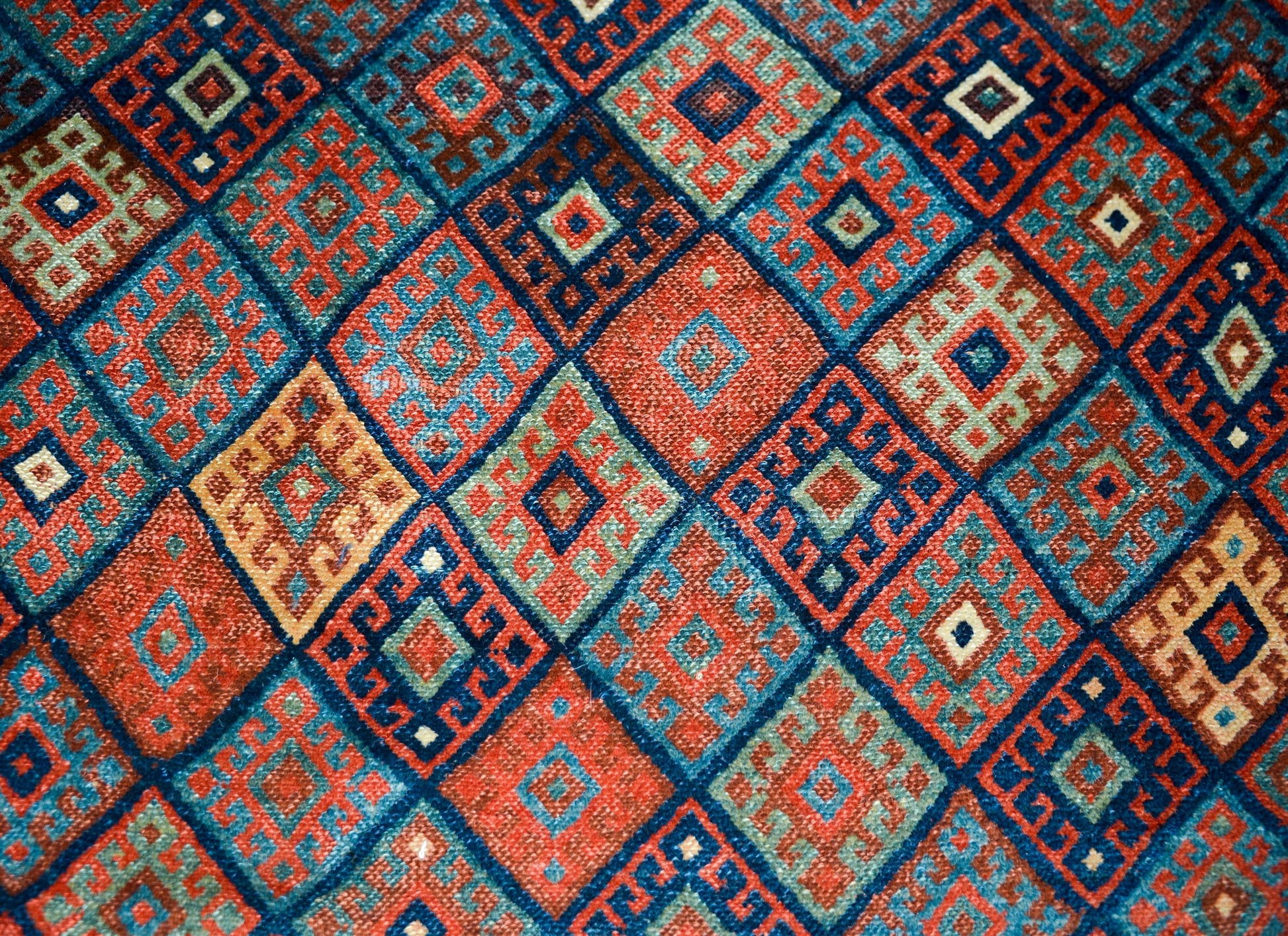 Early 20th Century Kurdish Jaffe Rug For Sale