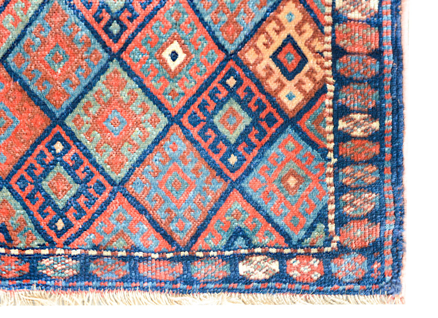 Early 20th Century Kurdish Jaffe Rug For Sale