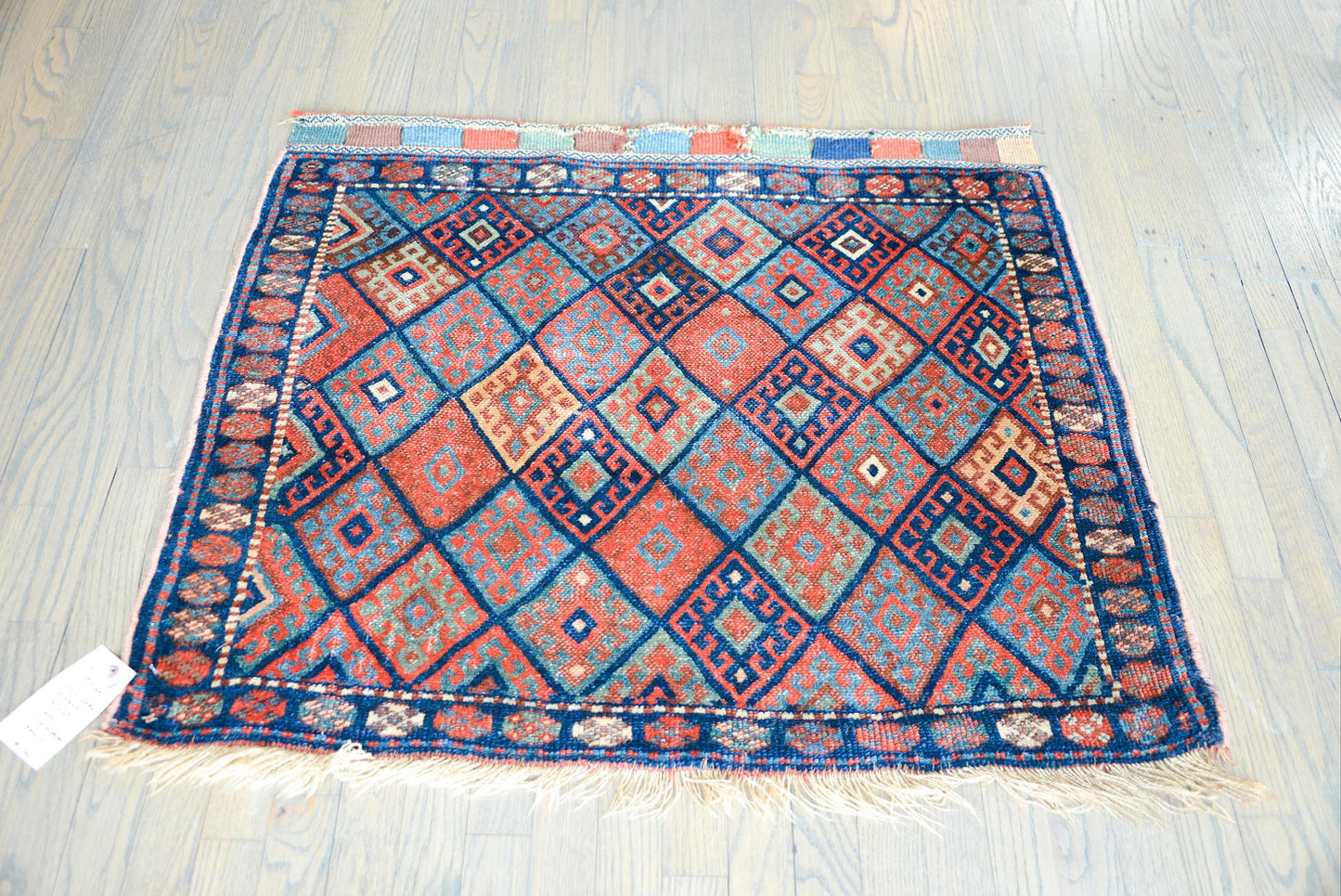 Early 20th Century Kurdish Jaffe Rug For Sale