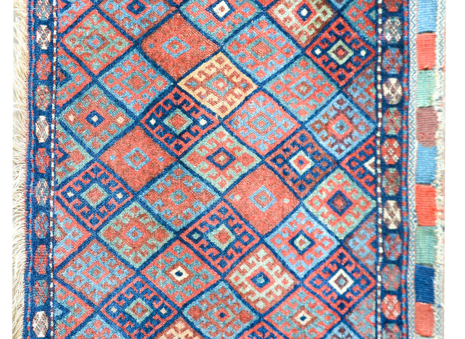 Early 20th Century Kurdish Jaffe Rug For Sale
