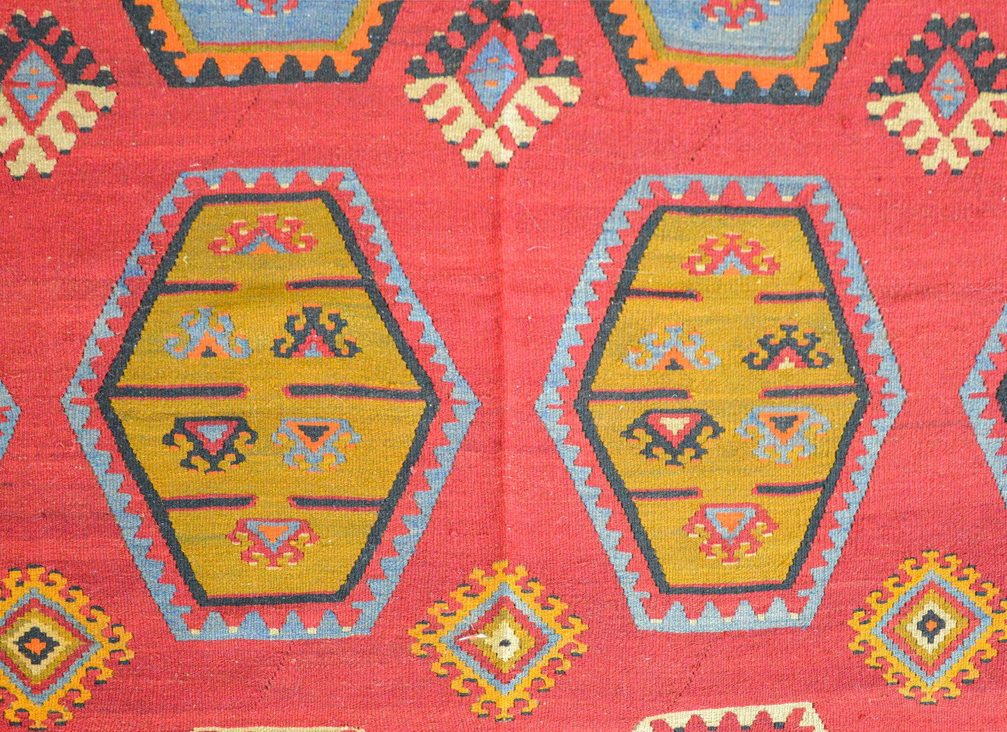 Vintage Anatolian Turkish Kilim Rug For Sale
