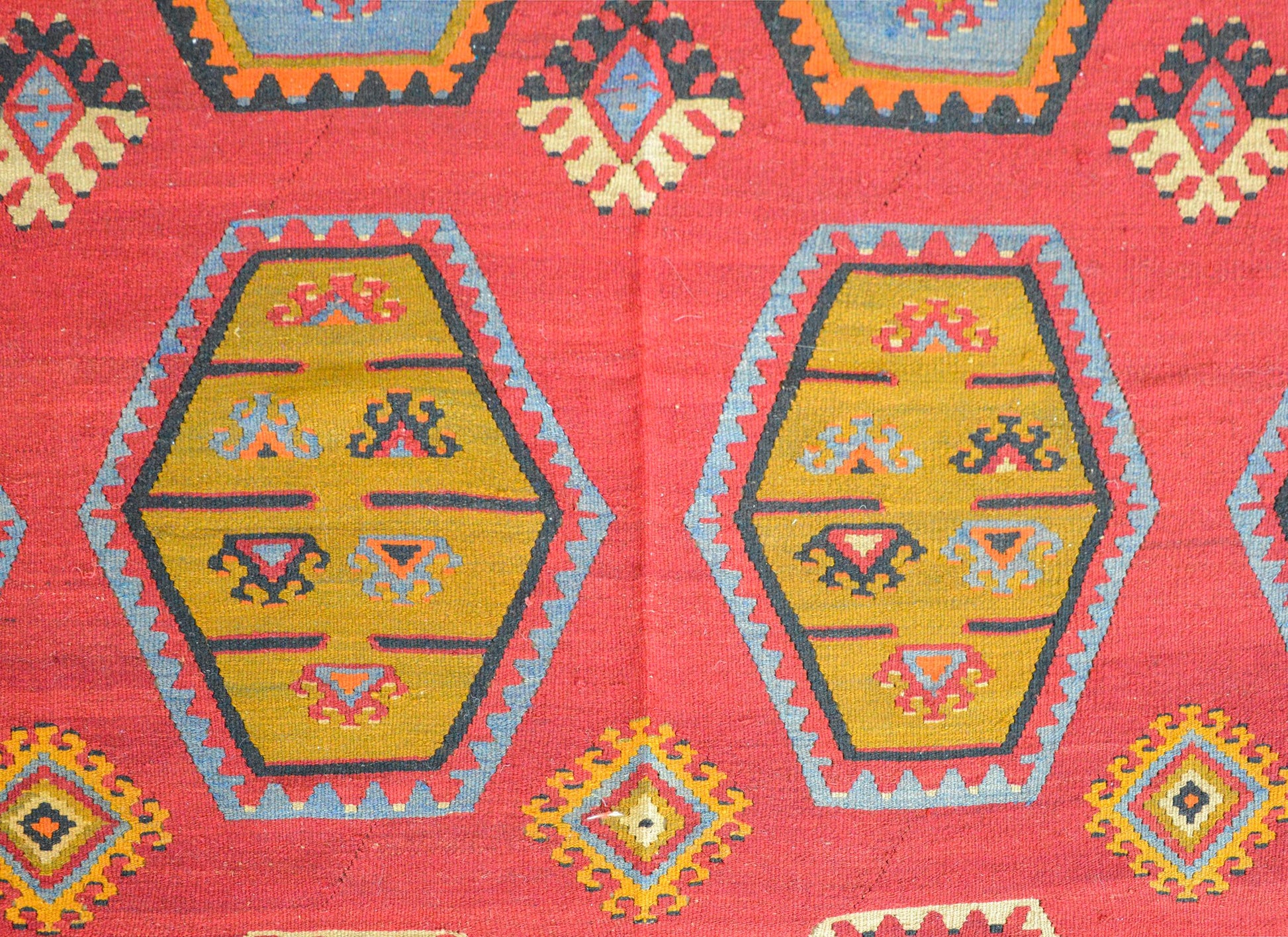 Vintage Anatolian Turkish Kilim Rug For Sale