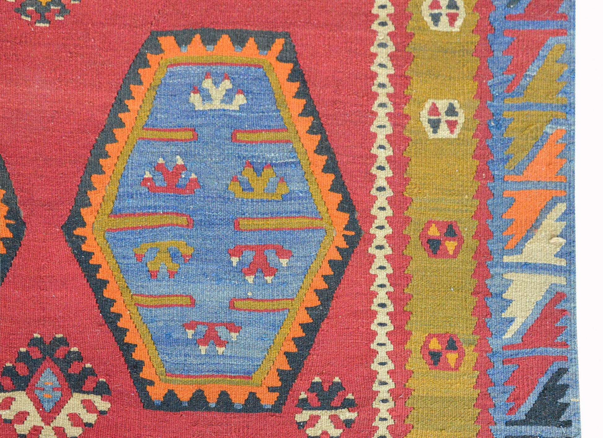 Vintage Anatolian Turkish Kilim Rug For Sale