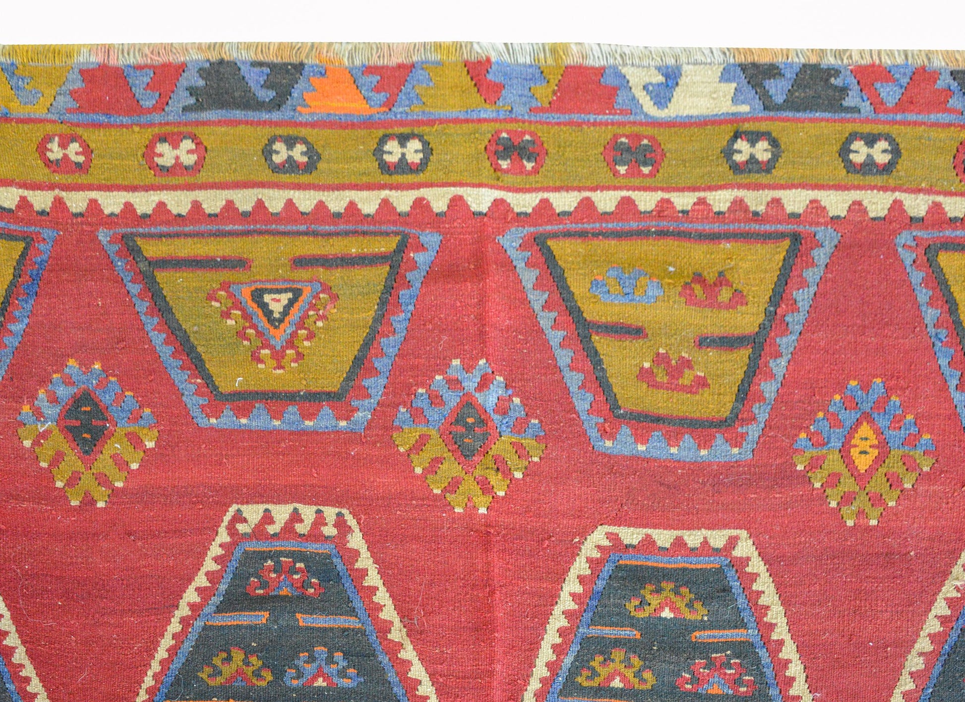 Vintage Anatolian Turkish Kilim Rug For Sale