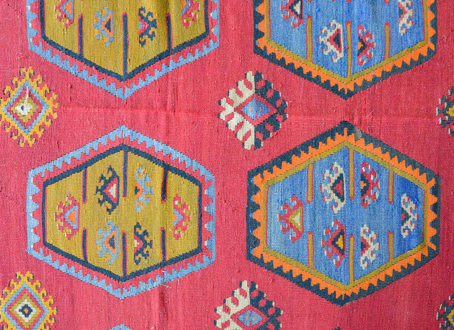Vintage Anatolian Turkish Kilim Rug For Sale