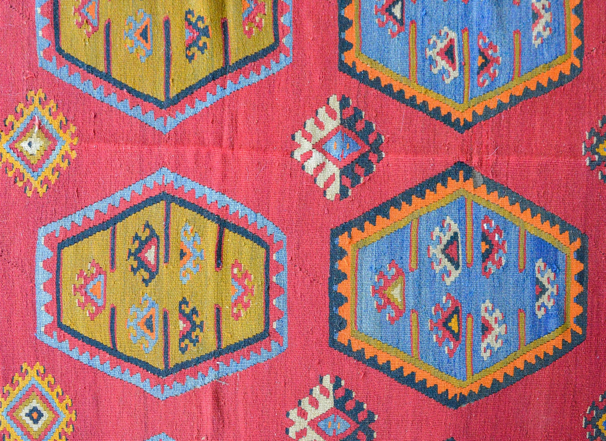 Vintage Anatolian Turkish Kilim Rug For Sale