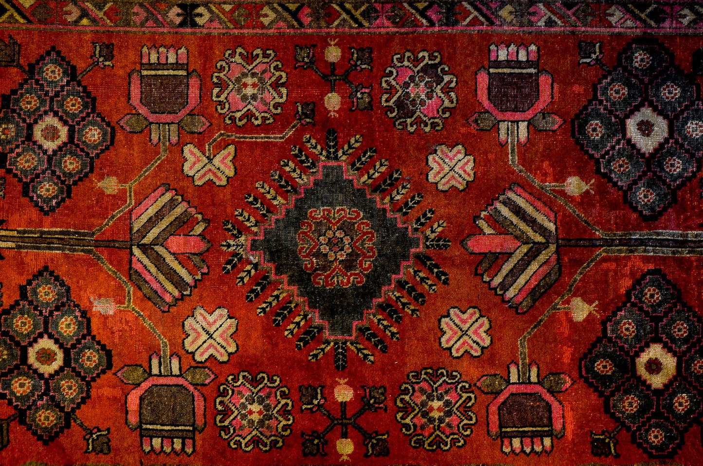 Beautiful Mid 20th Century Khotan Rug For Sale