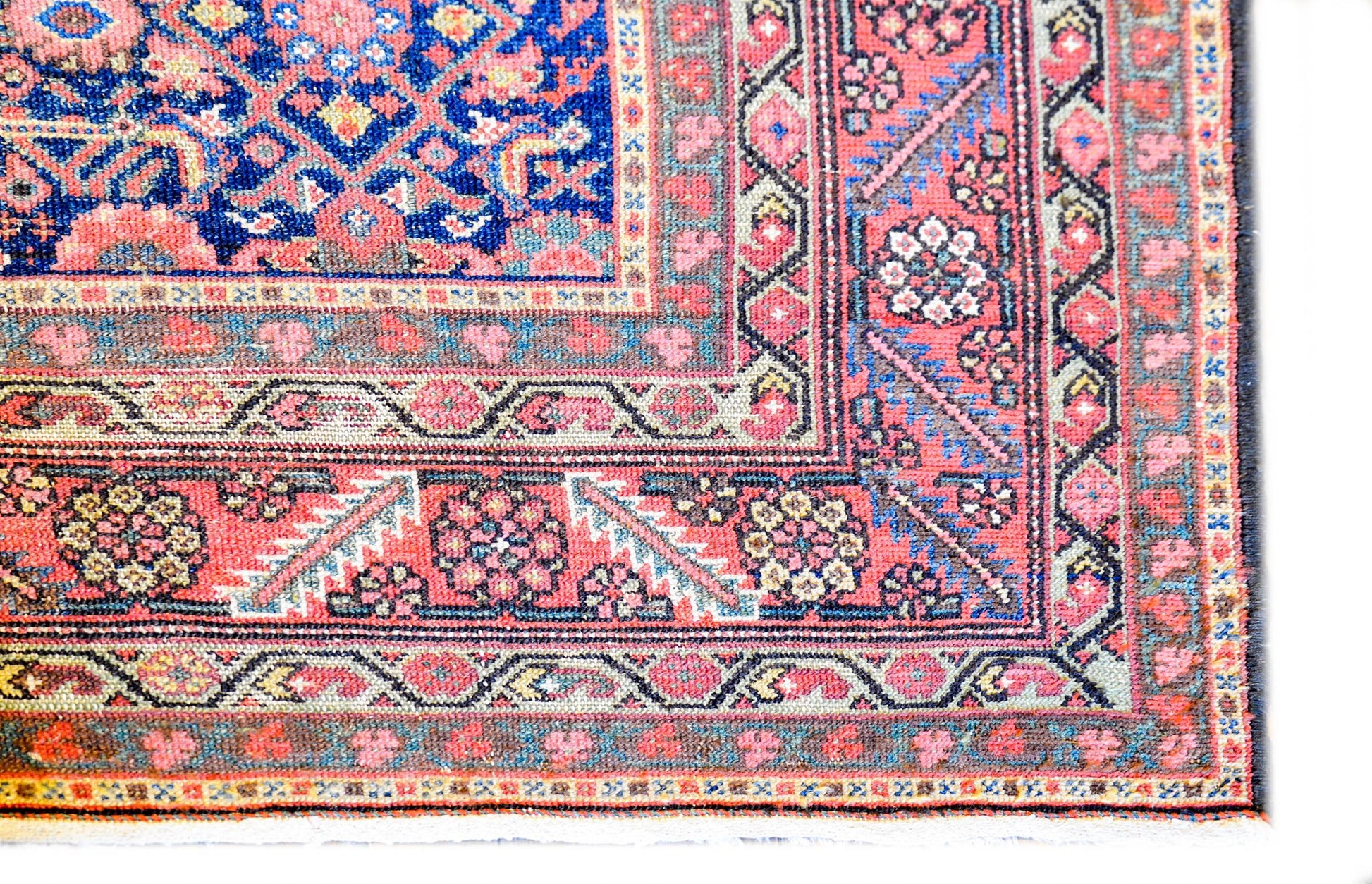 Exceptional Early 20th Century Malayar Herati Rug For Sale