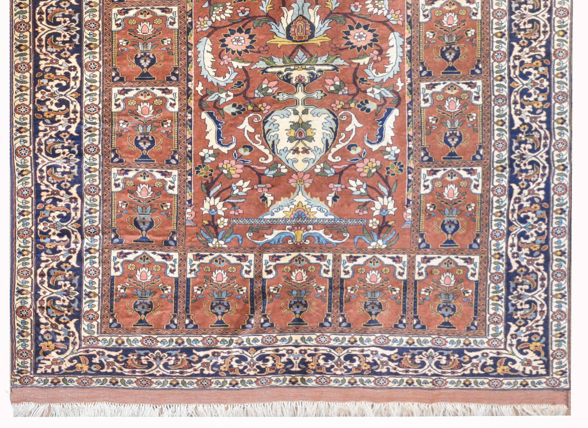 Vintage Sarakhs Tree-of-Life Rug For Sale