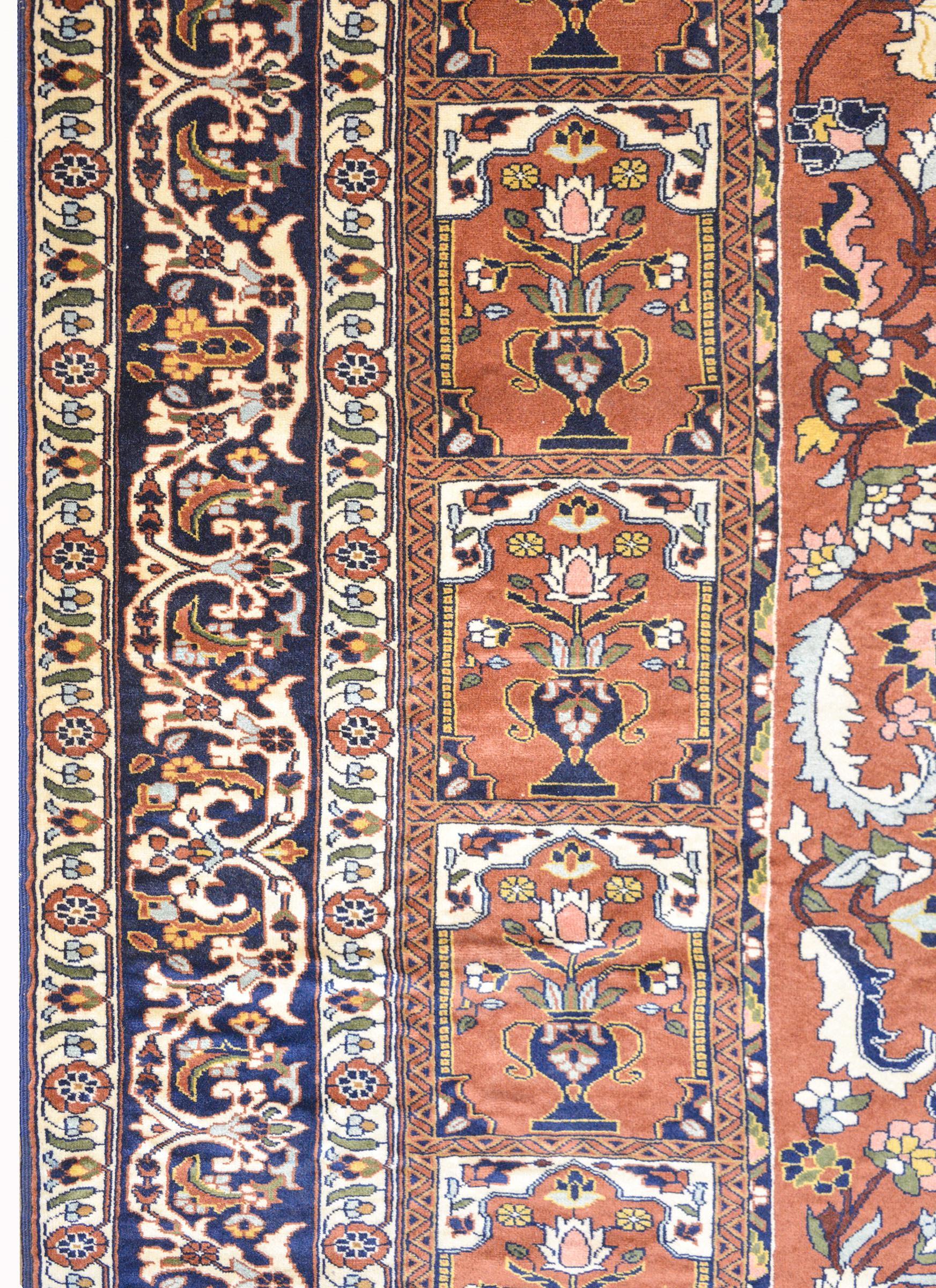 Vintage Sarakhs Tree-of-Life Rug For Sale