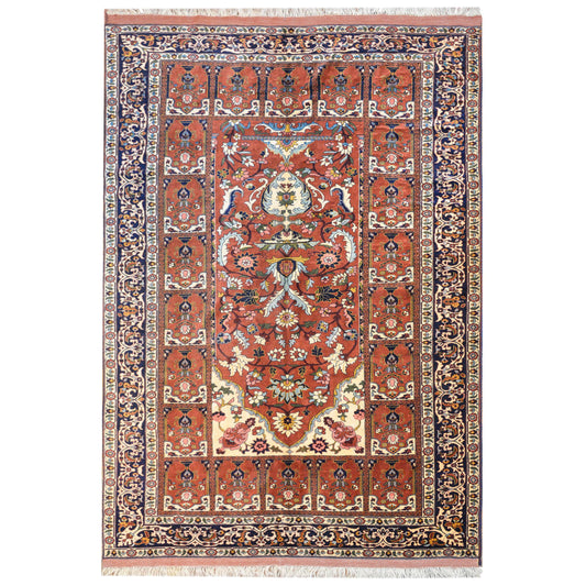 Vintage Sarakhs Tree-of-Life Rug For Sale
