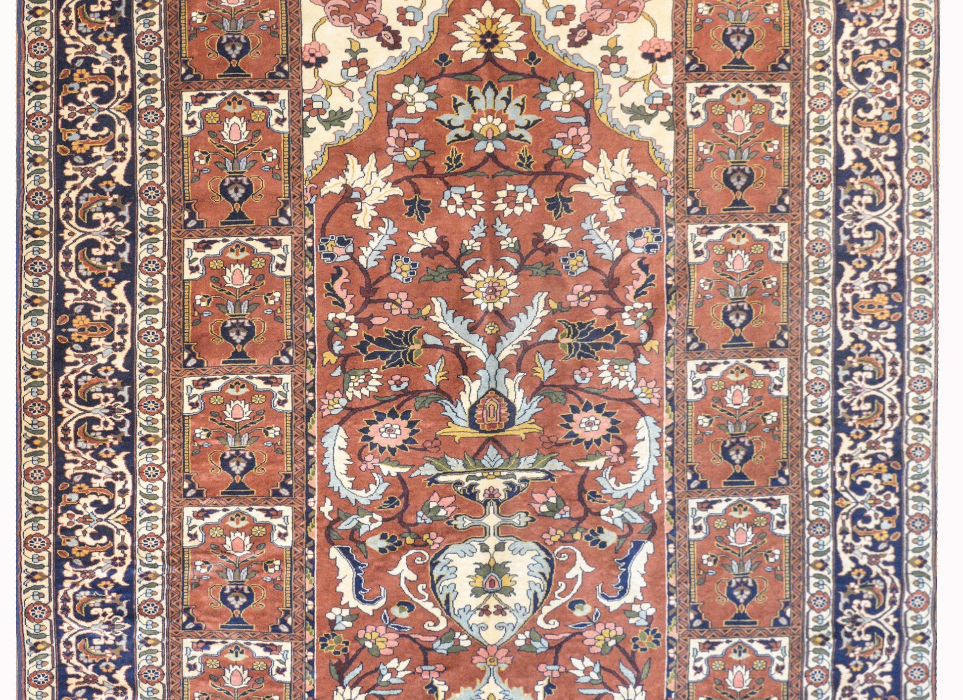Vintage Sarakhs Tree-of-Life Rug For Sale