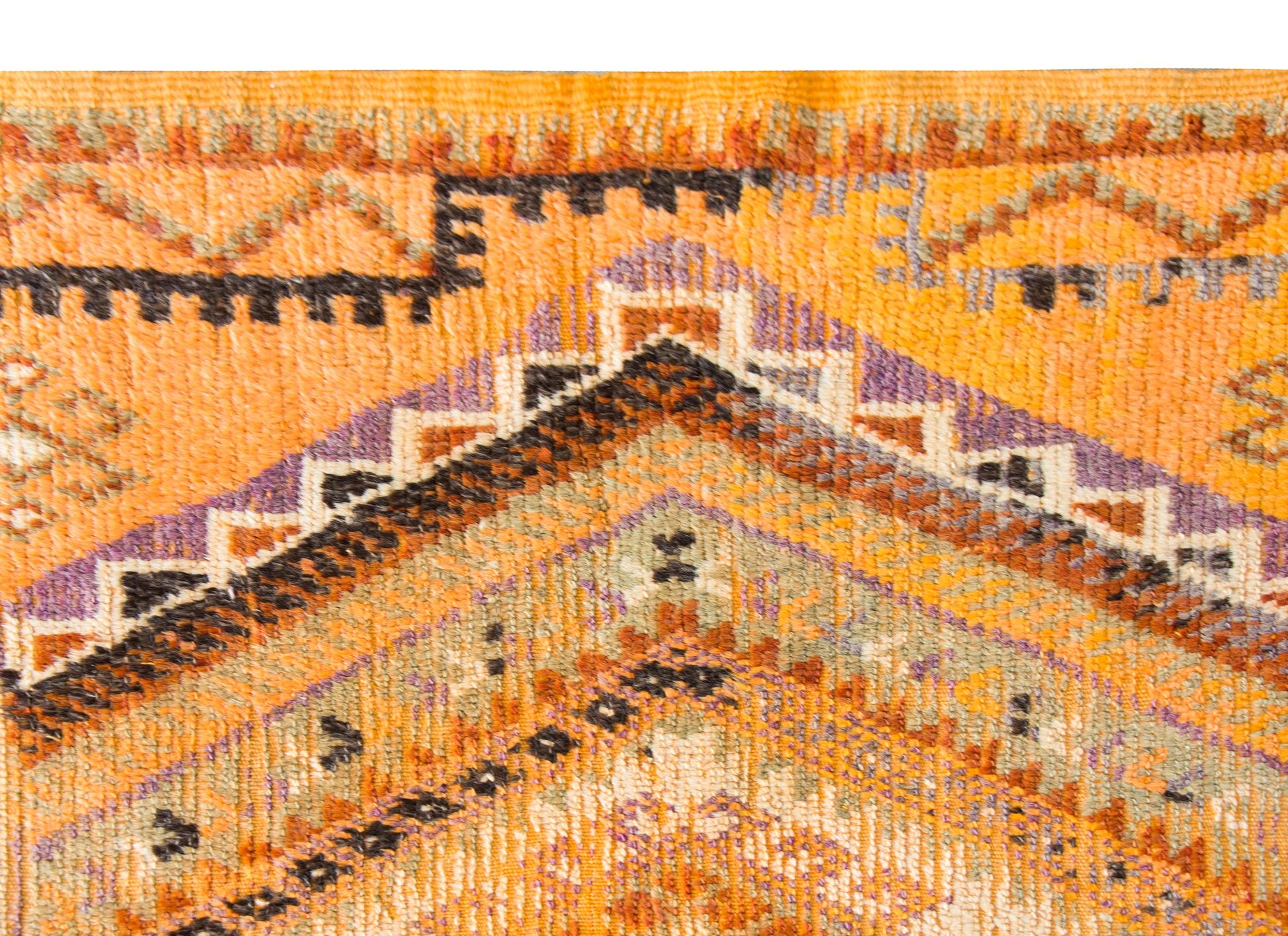 Vintage Mid-20th Century Moroccan Rug For Sale