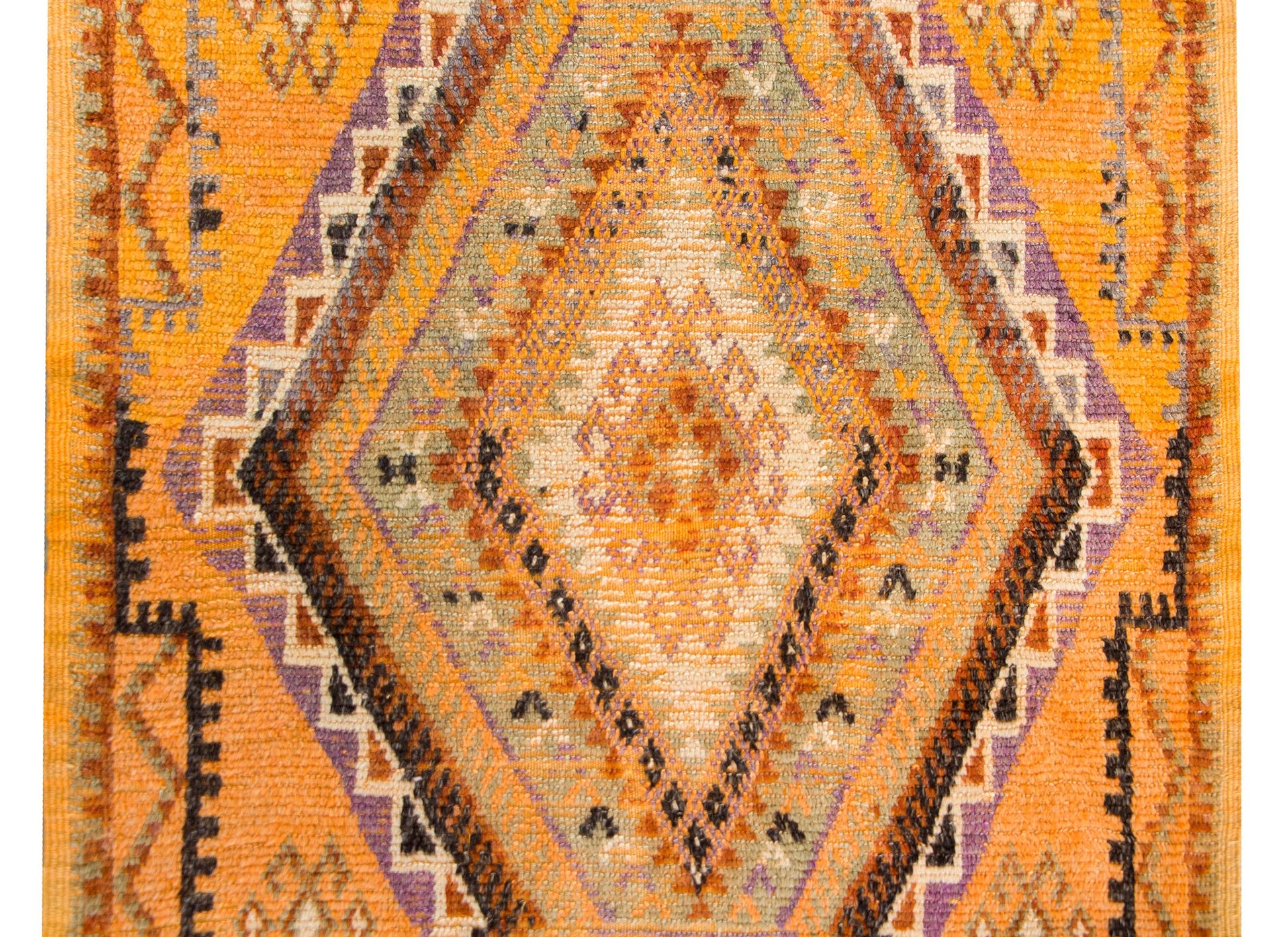 Vintage Mid-20th Century Moroccan Rug For Sale