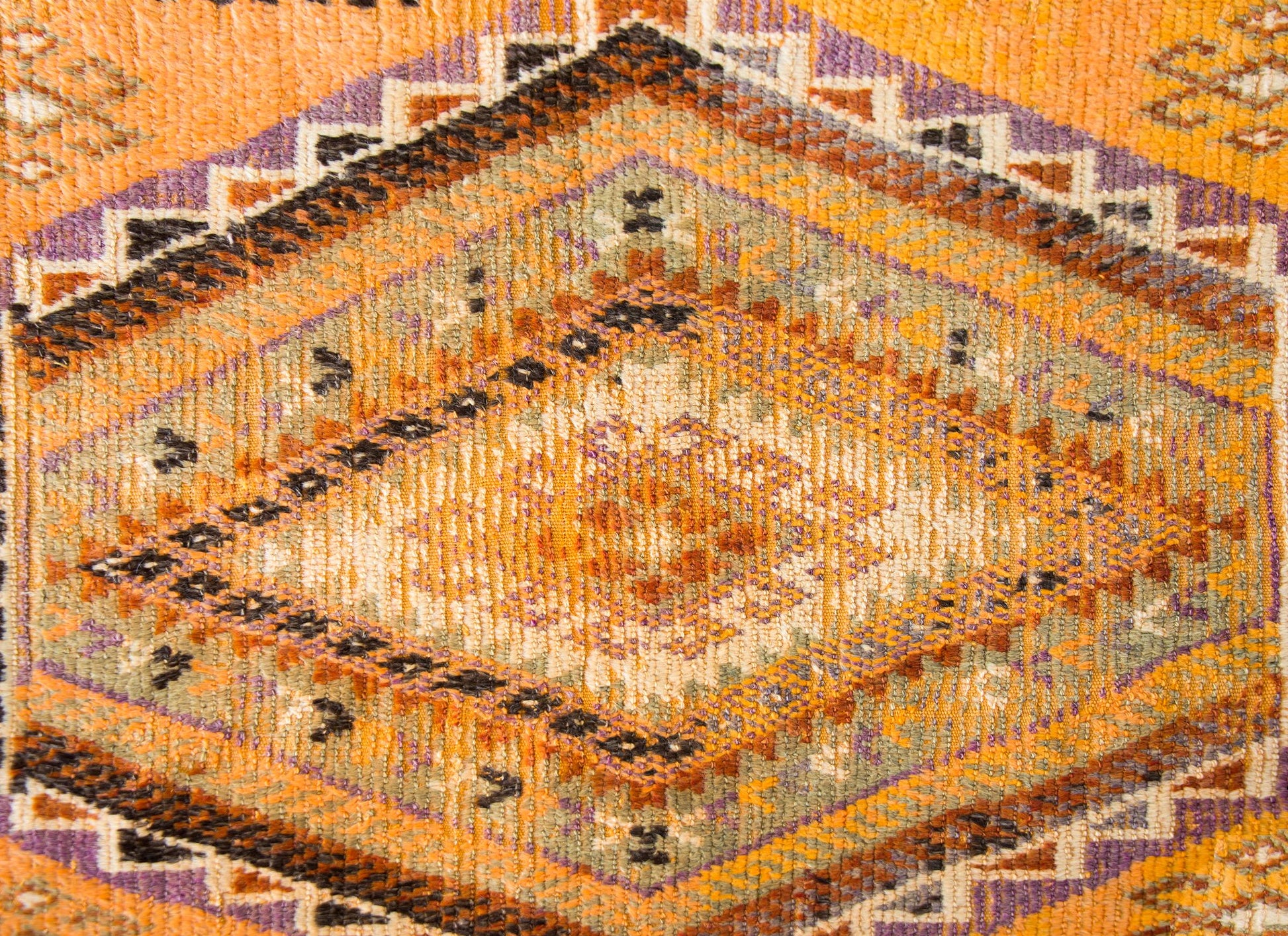 Vintage Mid-20th Century Moroccan Rug For Sale