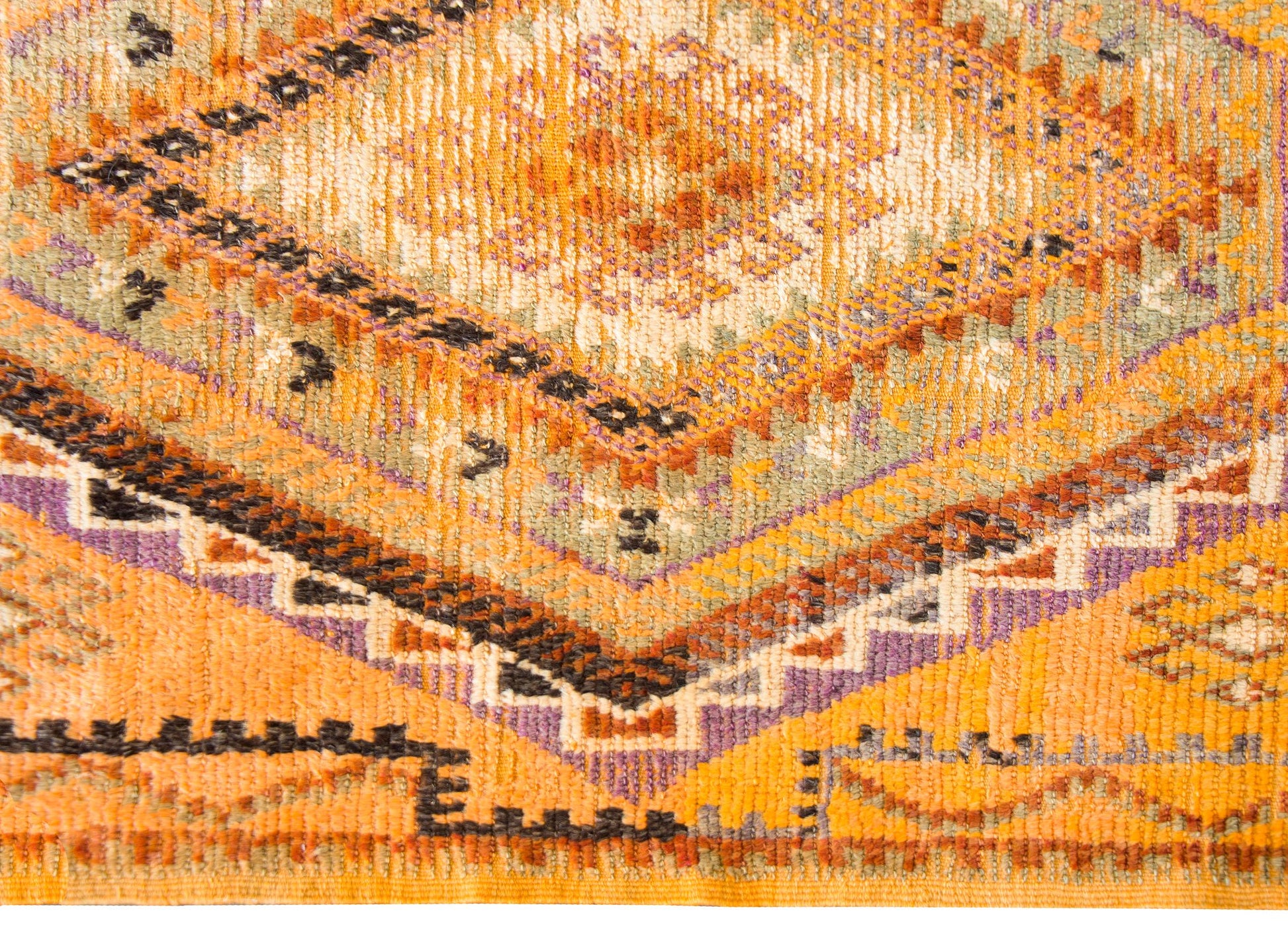 Vintage Mid-20th Century Moroccan Rug For Sale