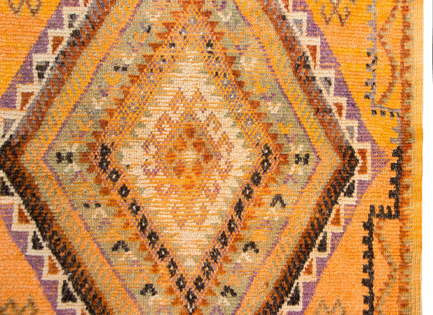 Vintage Mid-20th Century Moroccan Rug For Sale