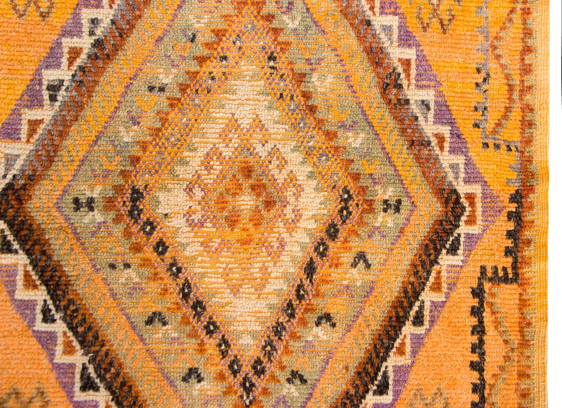 Vintage Mid-20th Century Moroccan Rug For Sale